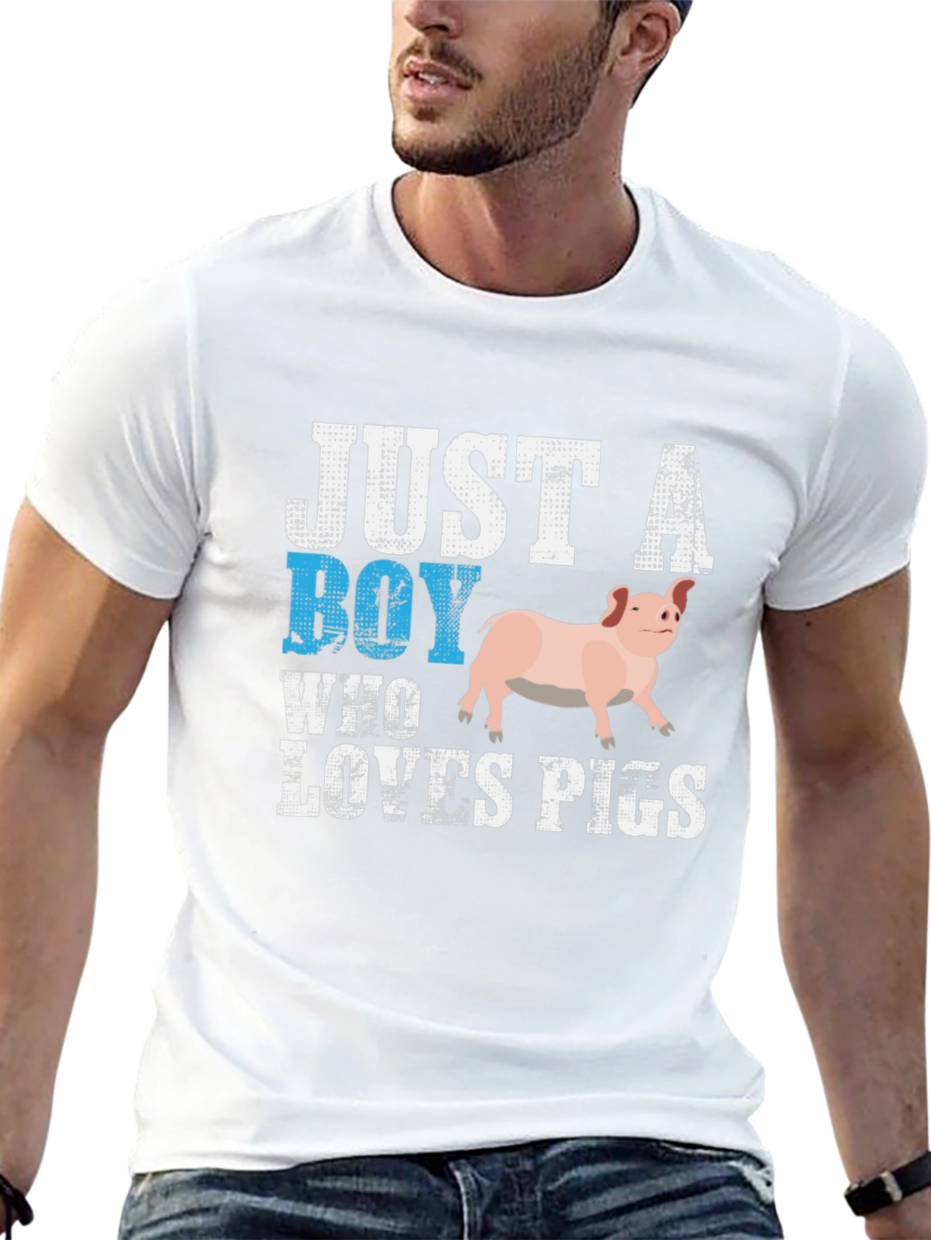 Just A Boy Who Loves Pigs T-Shirt
