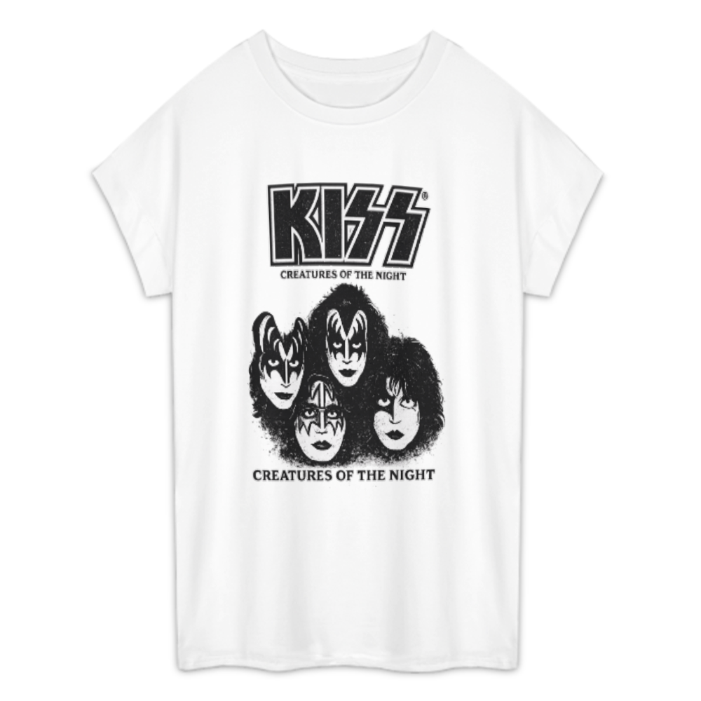 KISS Creatures Of The Night Vintage Rock Band Graphic Tee – Classic Heavy Metal Fan Shirt(z833)