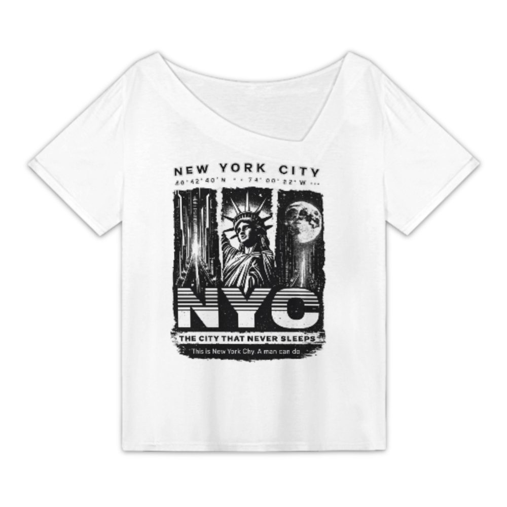 New York City Vintage Graphic Tee – Retro NYC Skyline Streetwear Shirt for Men & Women(z859)