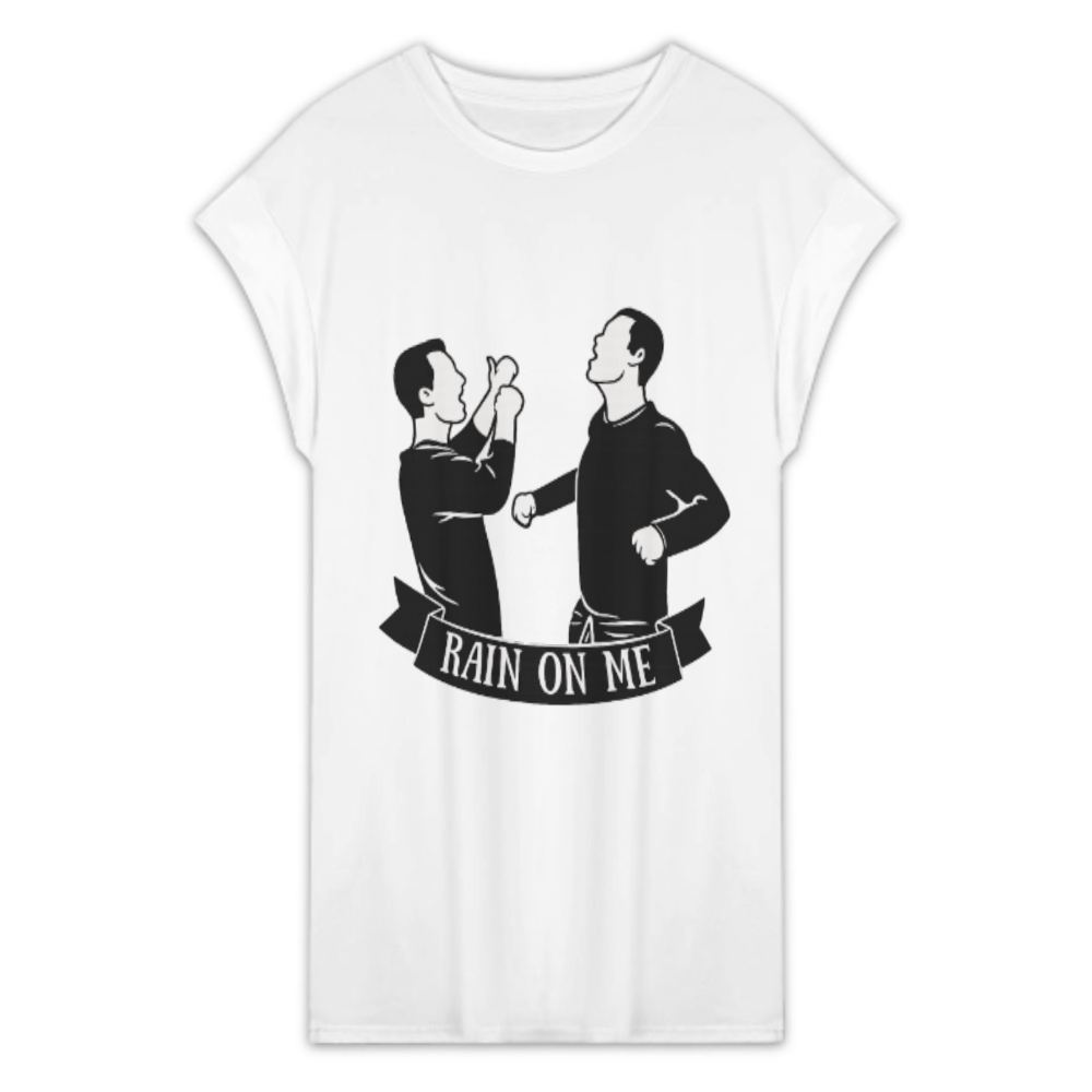 Rain On Me Graphic Tee – Minimalist Meme Style Streetwear Shirt(z825)