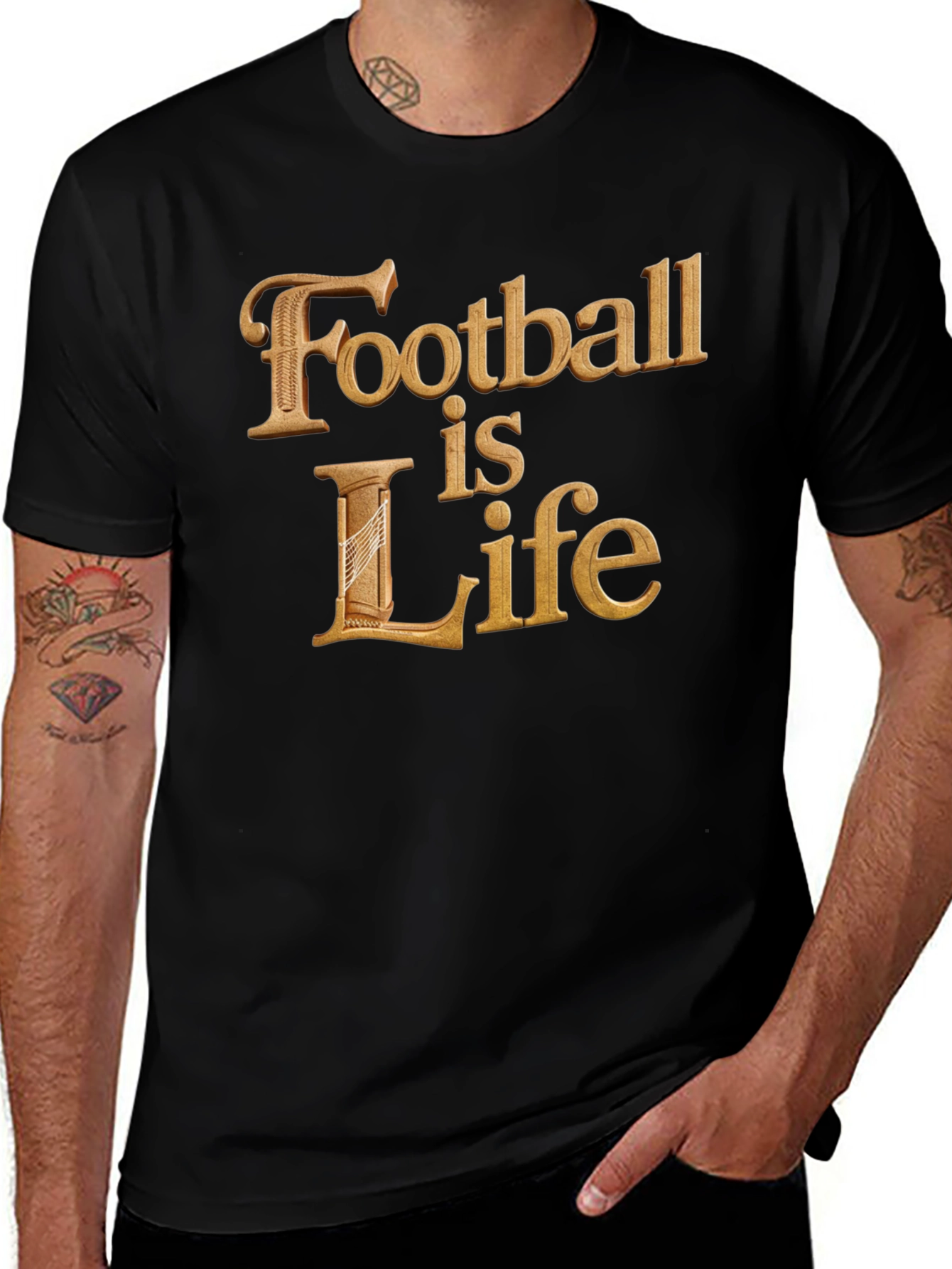 Football is Life T-Shirt - Premium Cotton