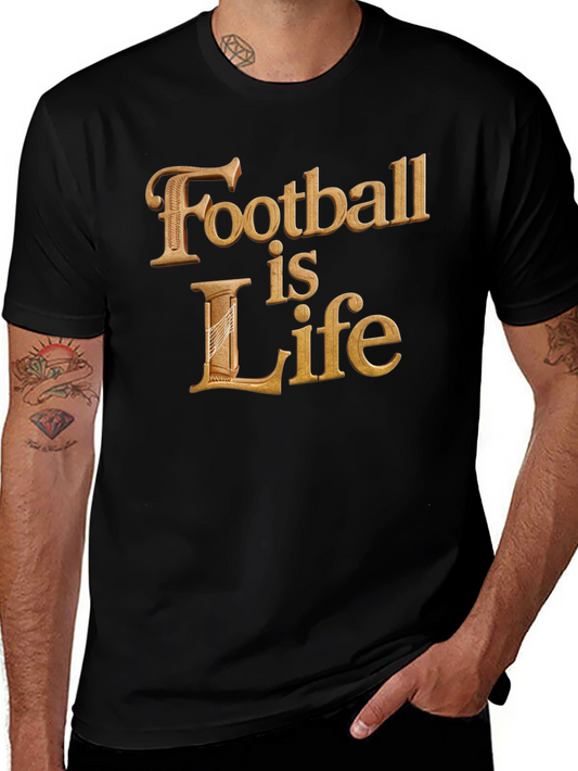 Football is Life T-Shirt - Premium Cotton