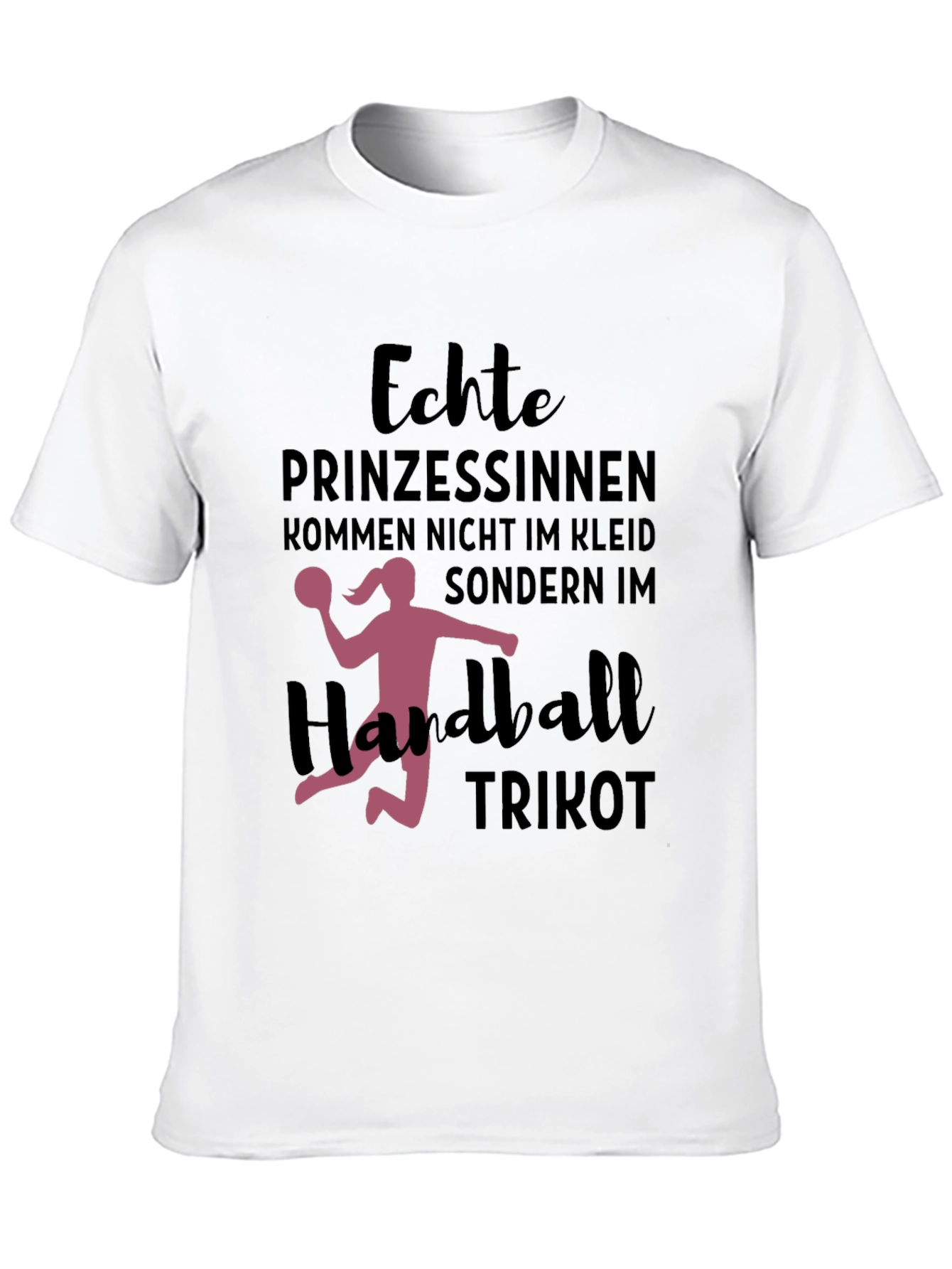 Handball Princess T-Shirt - Black Cotton Tee