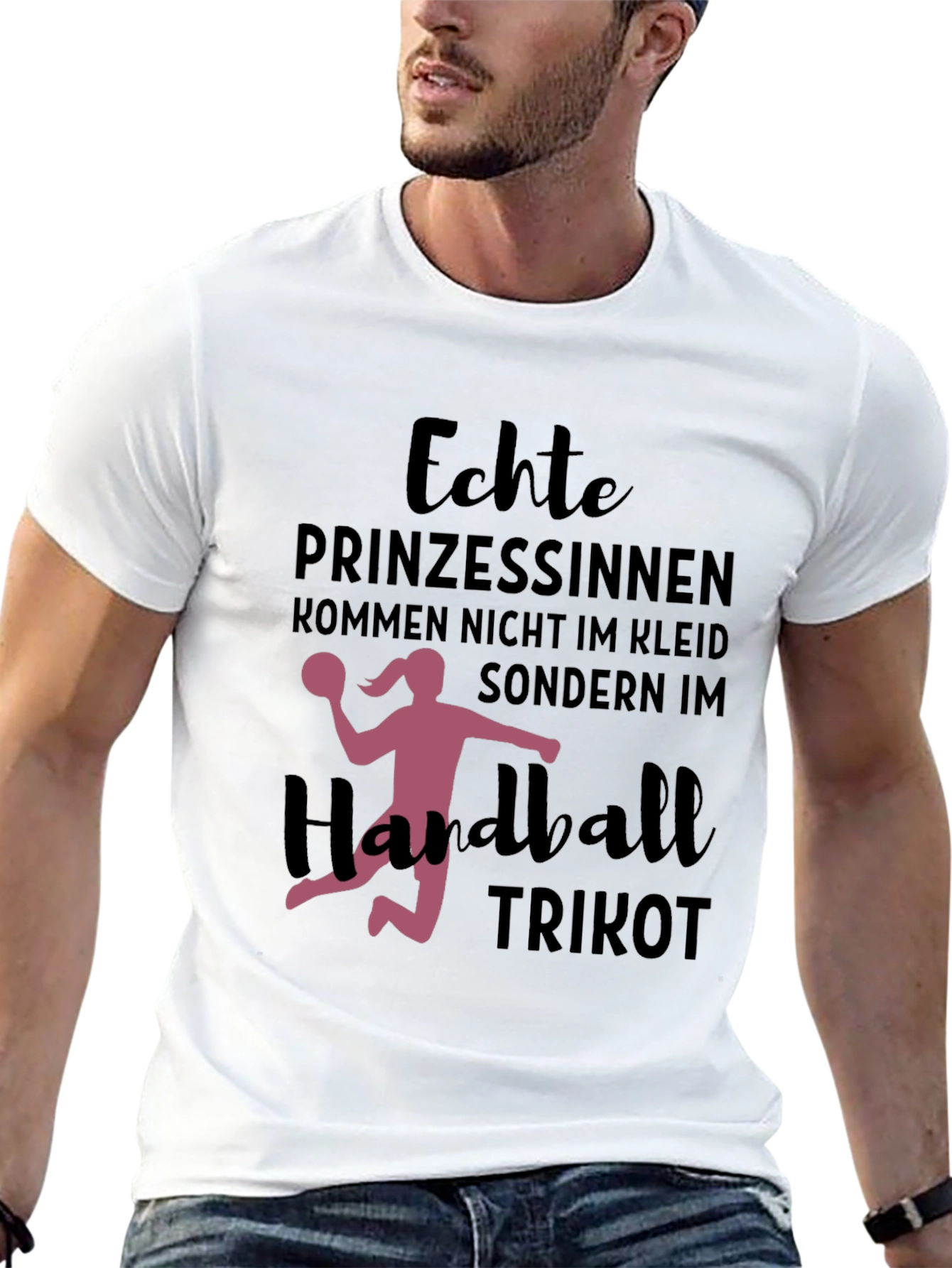 Handball Princess T-Shirt - Black Cotton Tee