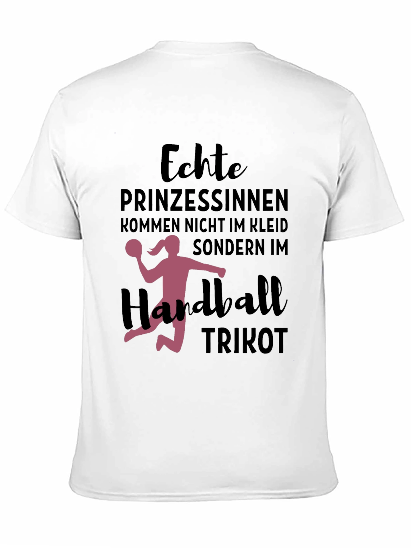 Handball Princess T-Shirt - Black Cotton Tee