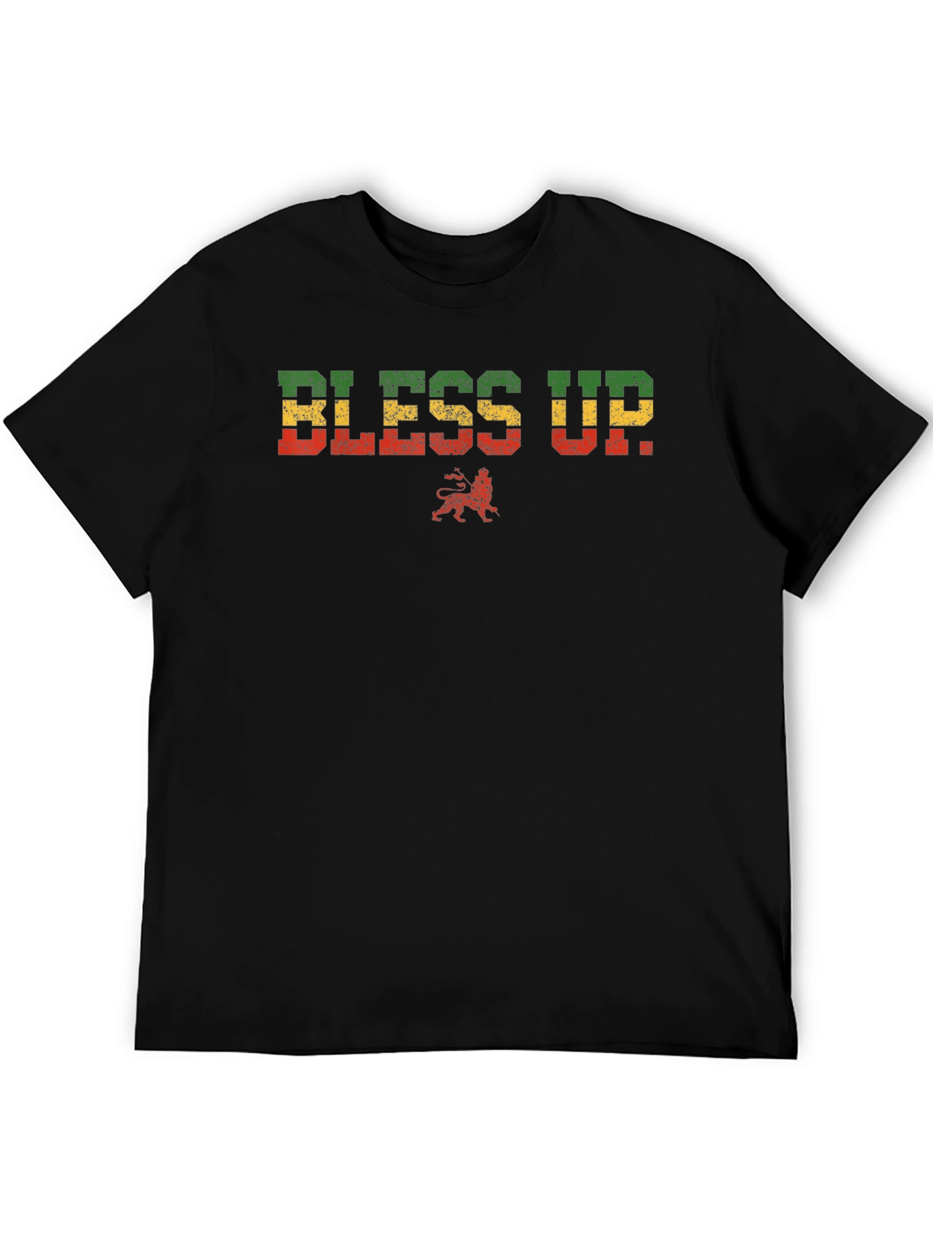 Bless Up Rasta T-Shirt - Reggae Inspired Graphic Tee