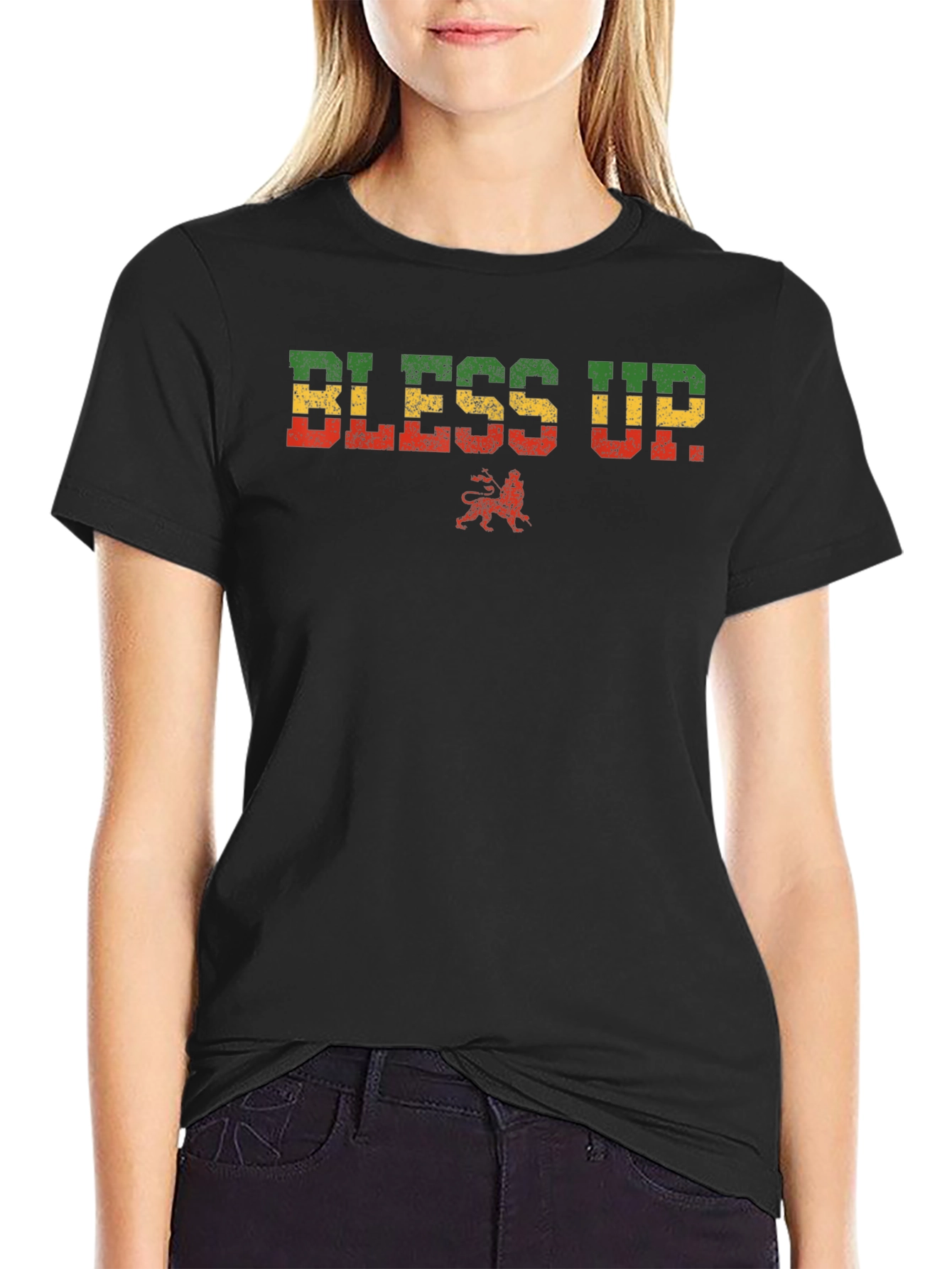 Bless Up Rasta T-Shirt - Reggae Inspired Graphic Tee