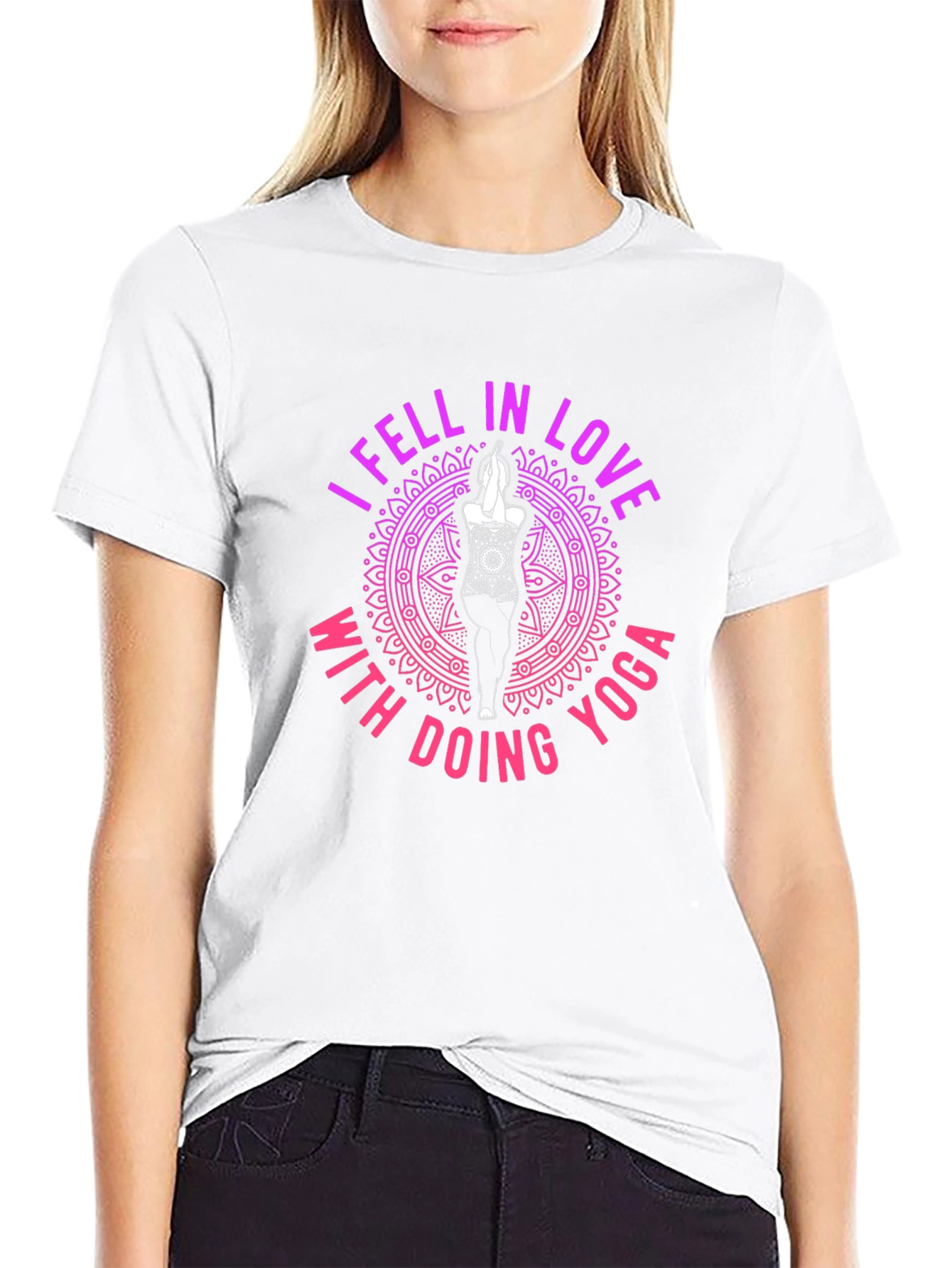 Yoga Love Tee - Relaxed Fit Graphic T-Shirt