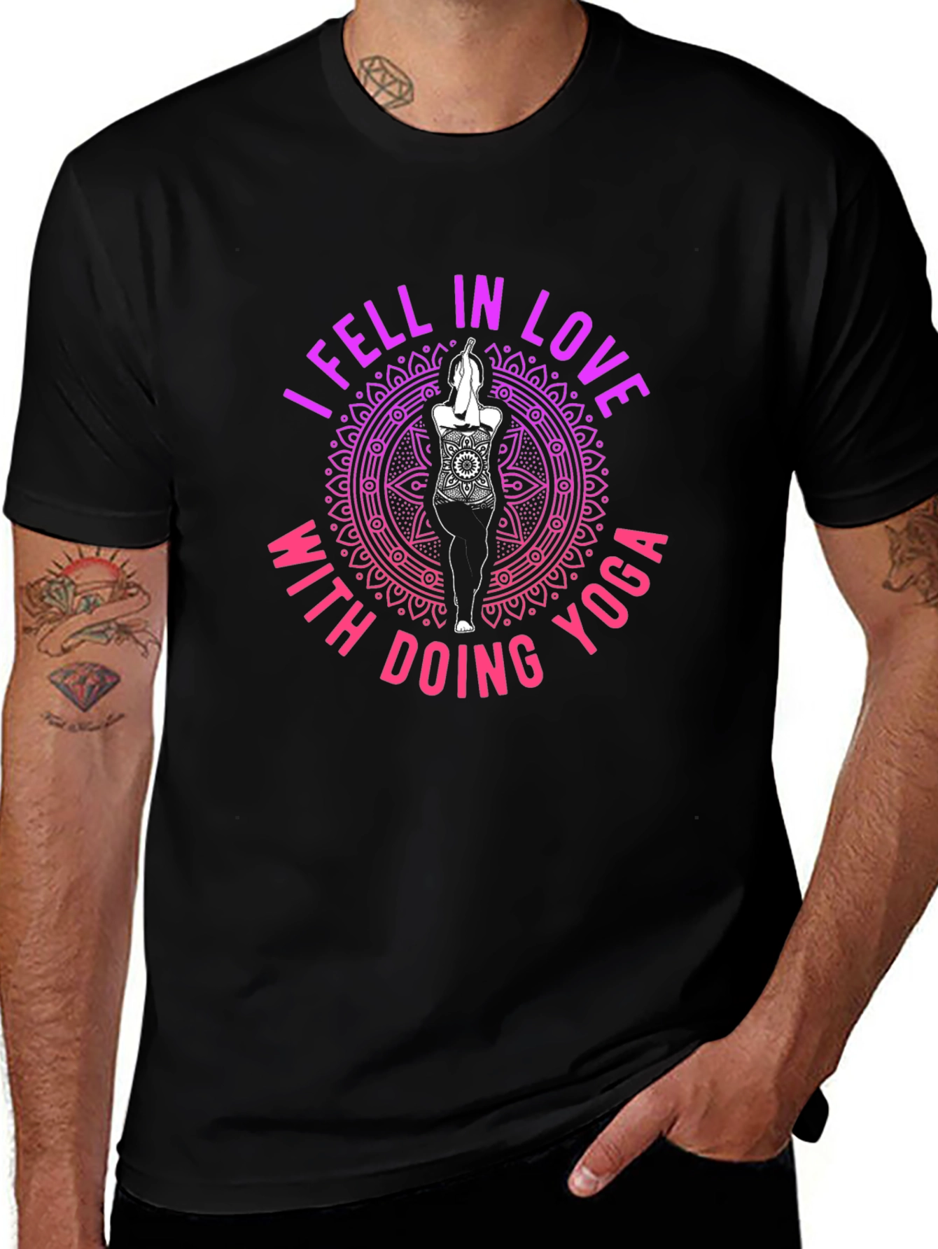 Yoga Love Tee - Relaxed Fit Graphic T-Shirt