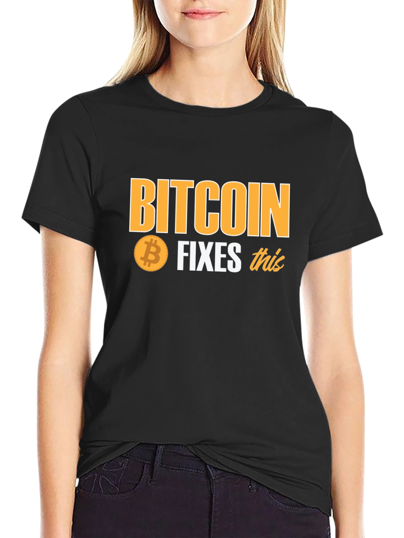 Bitcoin Fixes This Black T-Shirt