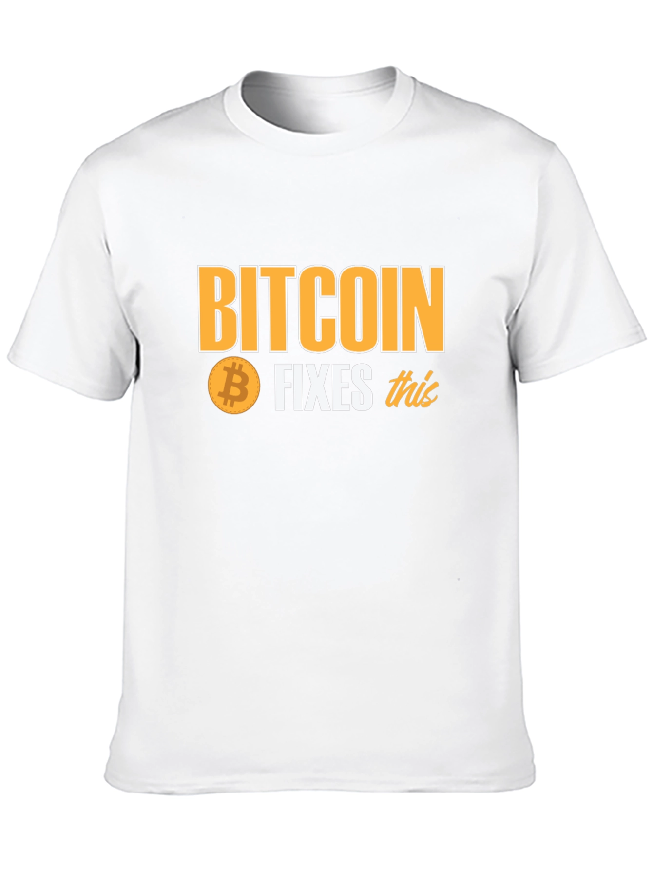 Bitcoin Fixes This Black T-Shirt