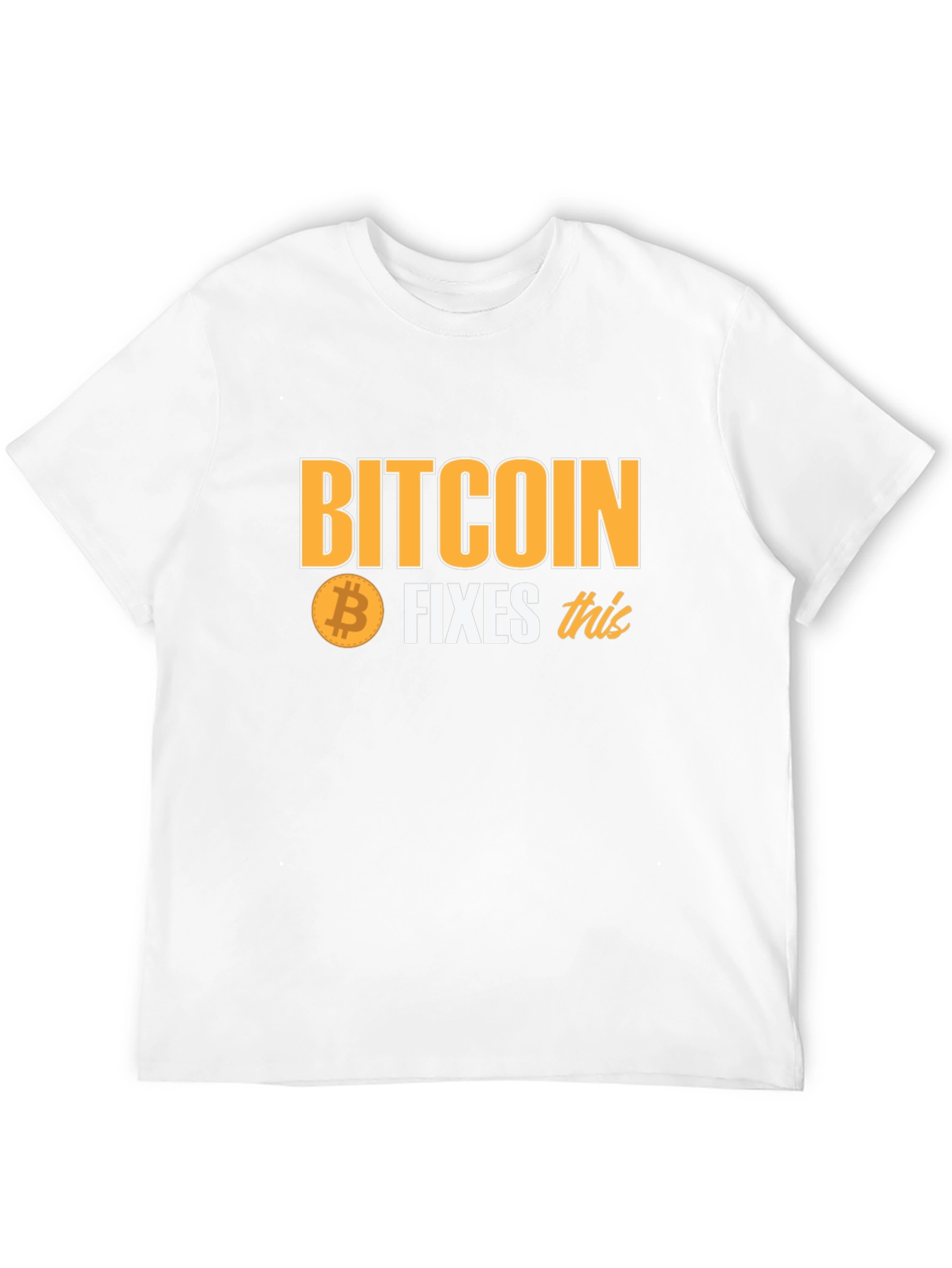 Bitcoin Fixes This Black T-Shirt
