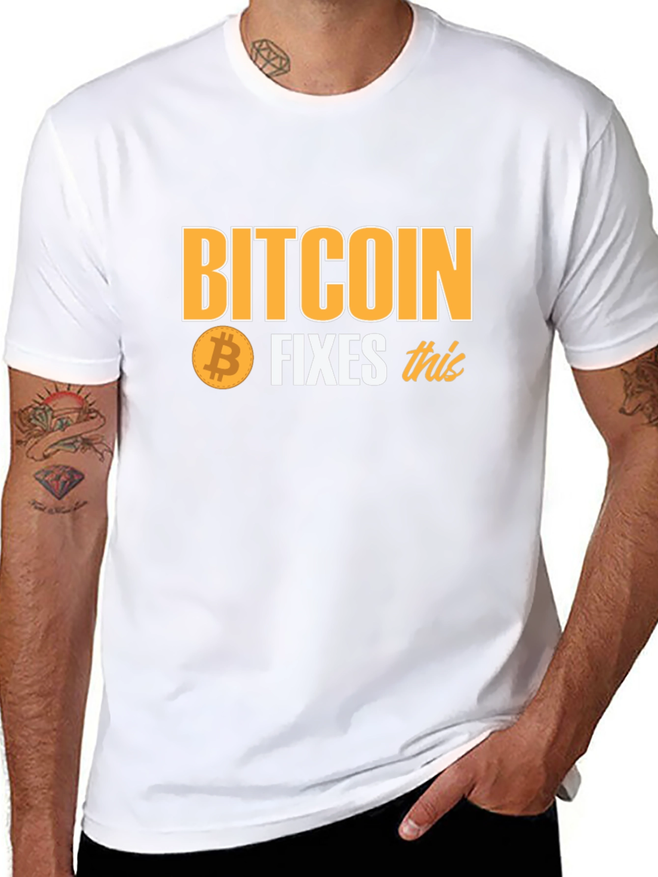 Bitcoin Fixes This Black T-Shirt