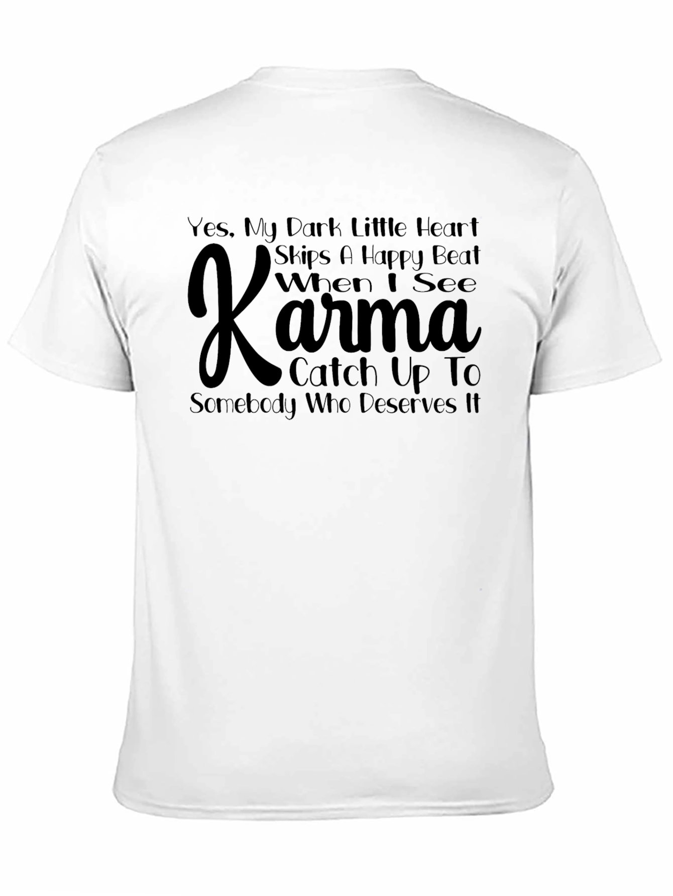 Dark Heart Karma Graphic Tee