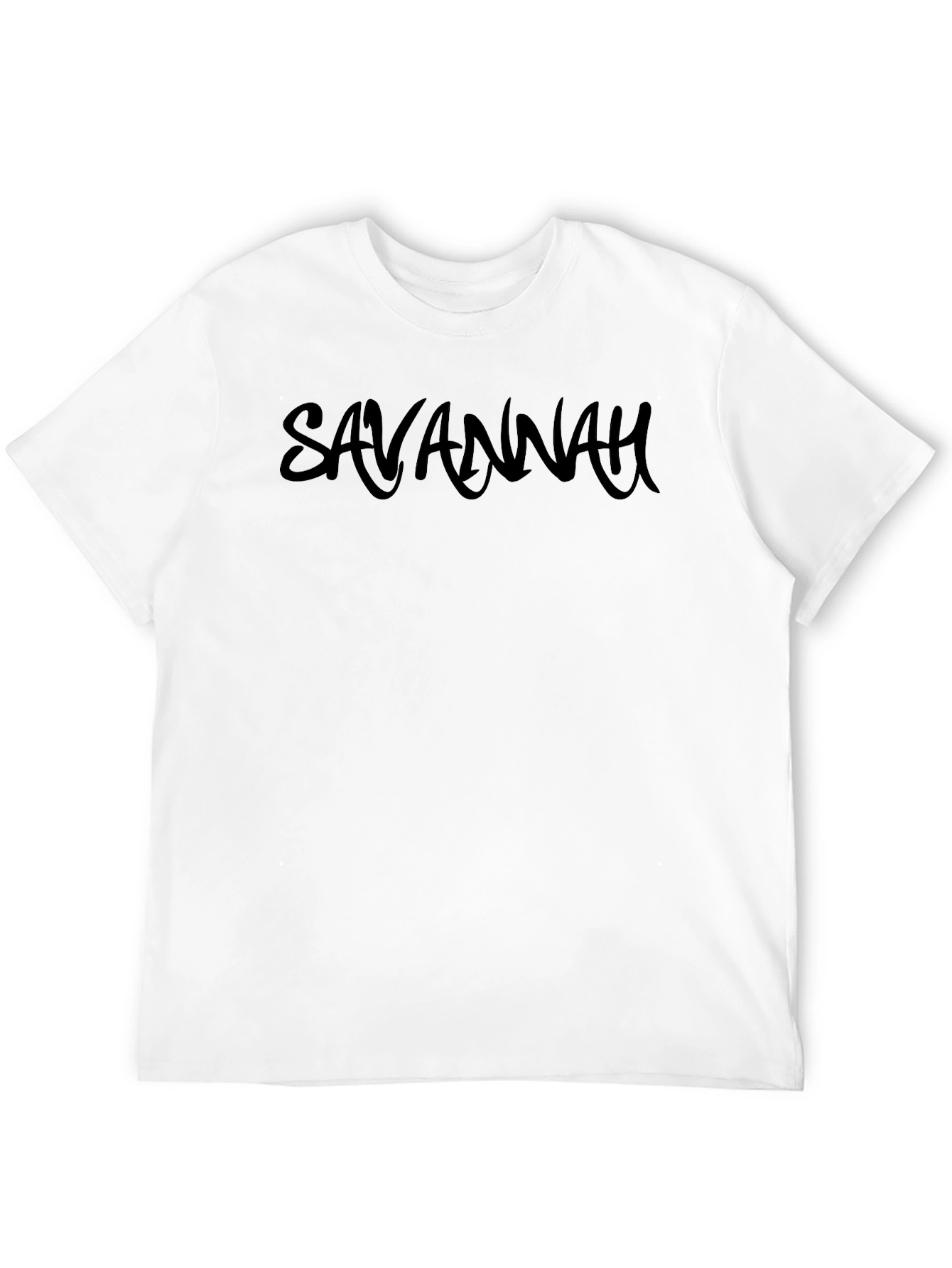 Savannah Graphic Print Black T-Shirt