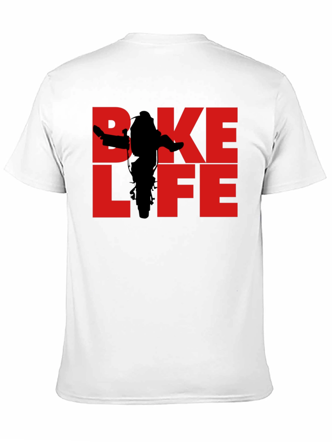 Bike Life Graphic Tee - Black Cotton T-Shirt