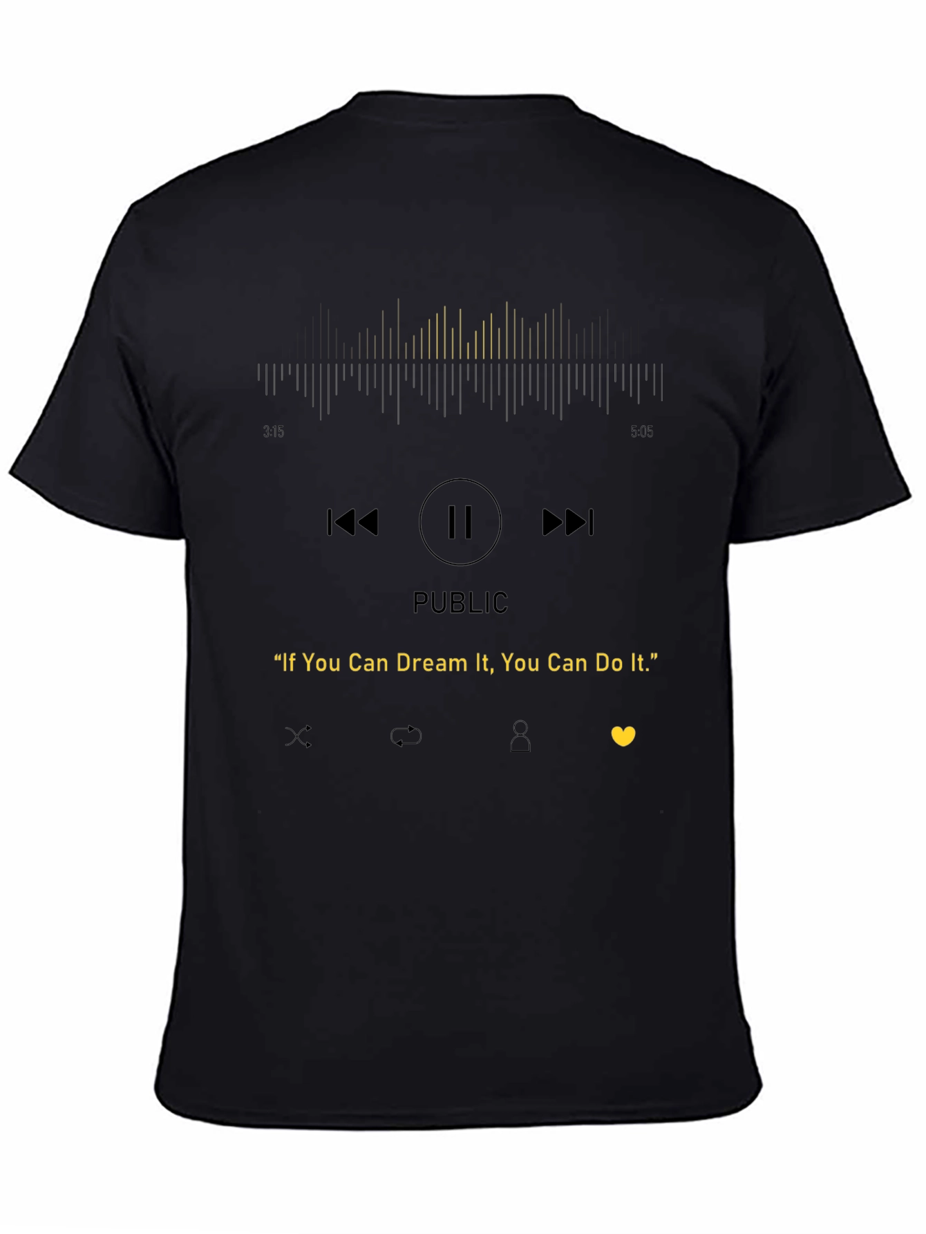 Motivational Public Album T-Shirt