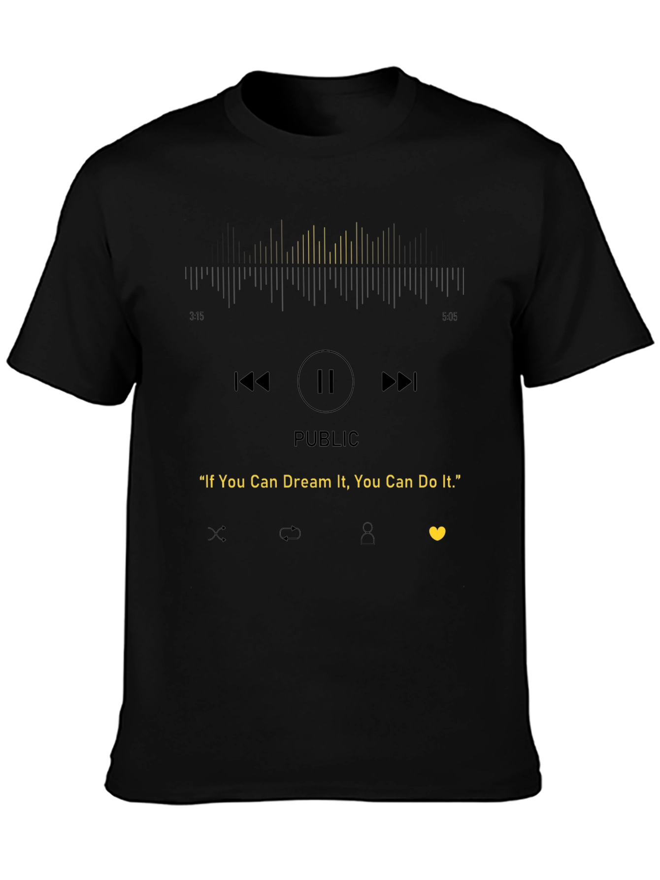 Motivational Public Album T-Shirt