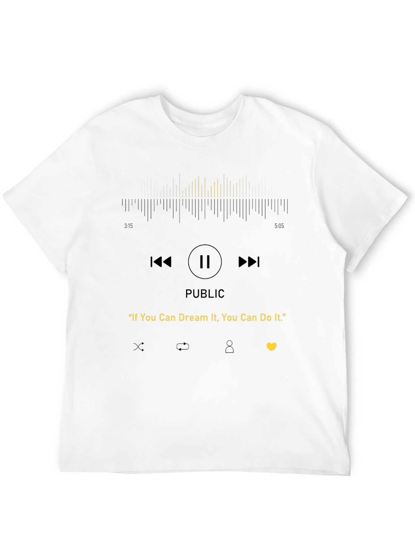 Motivational Public Album T-Shirt
