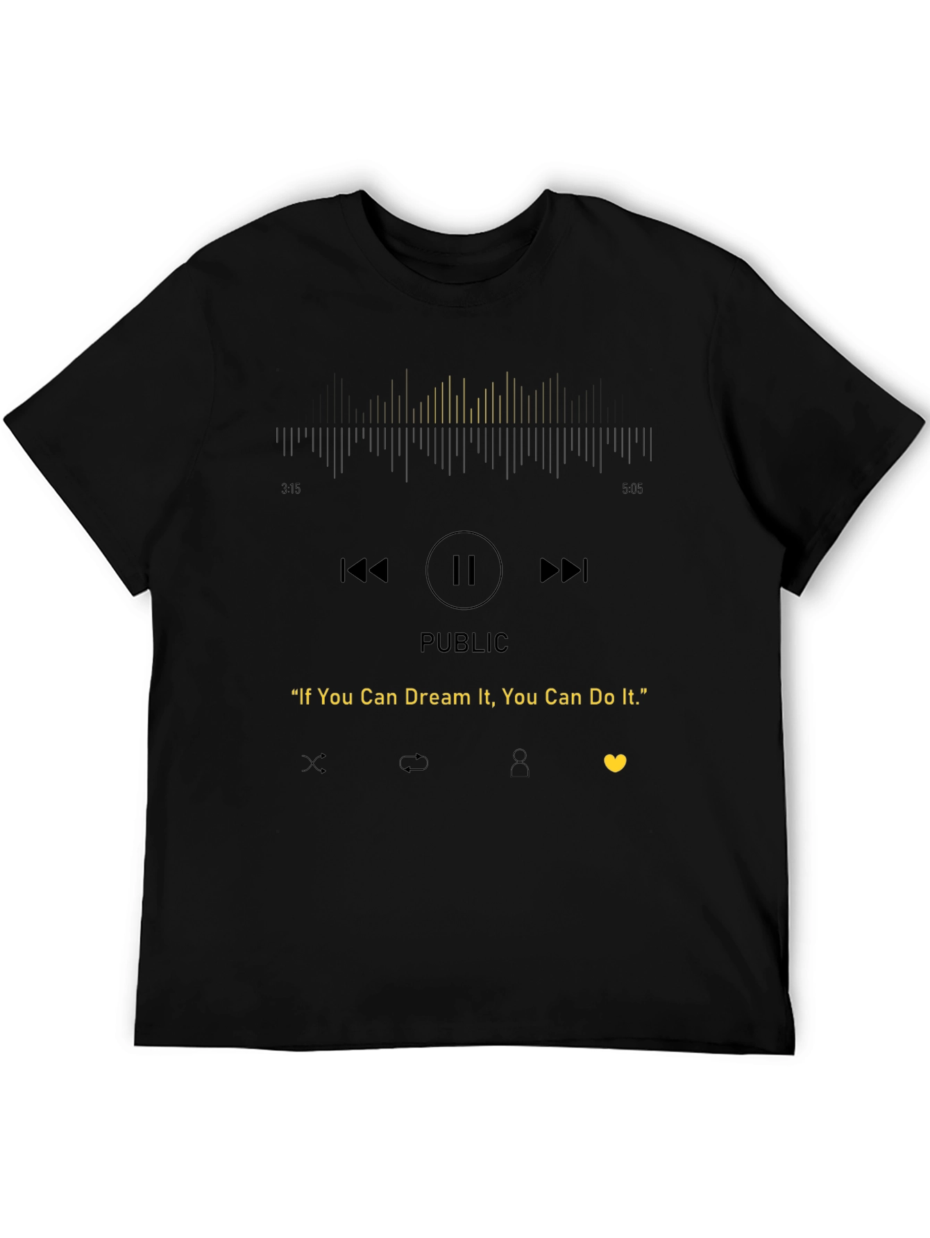 Motivational Public Album T-Shirt