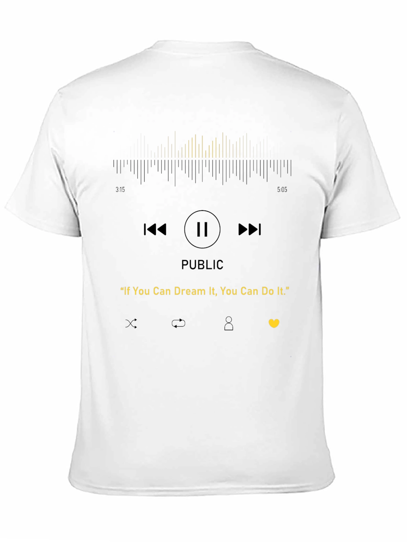 Motivational Public Album T-Shirt