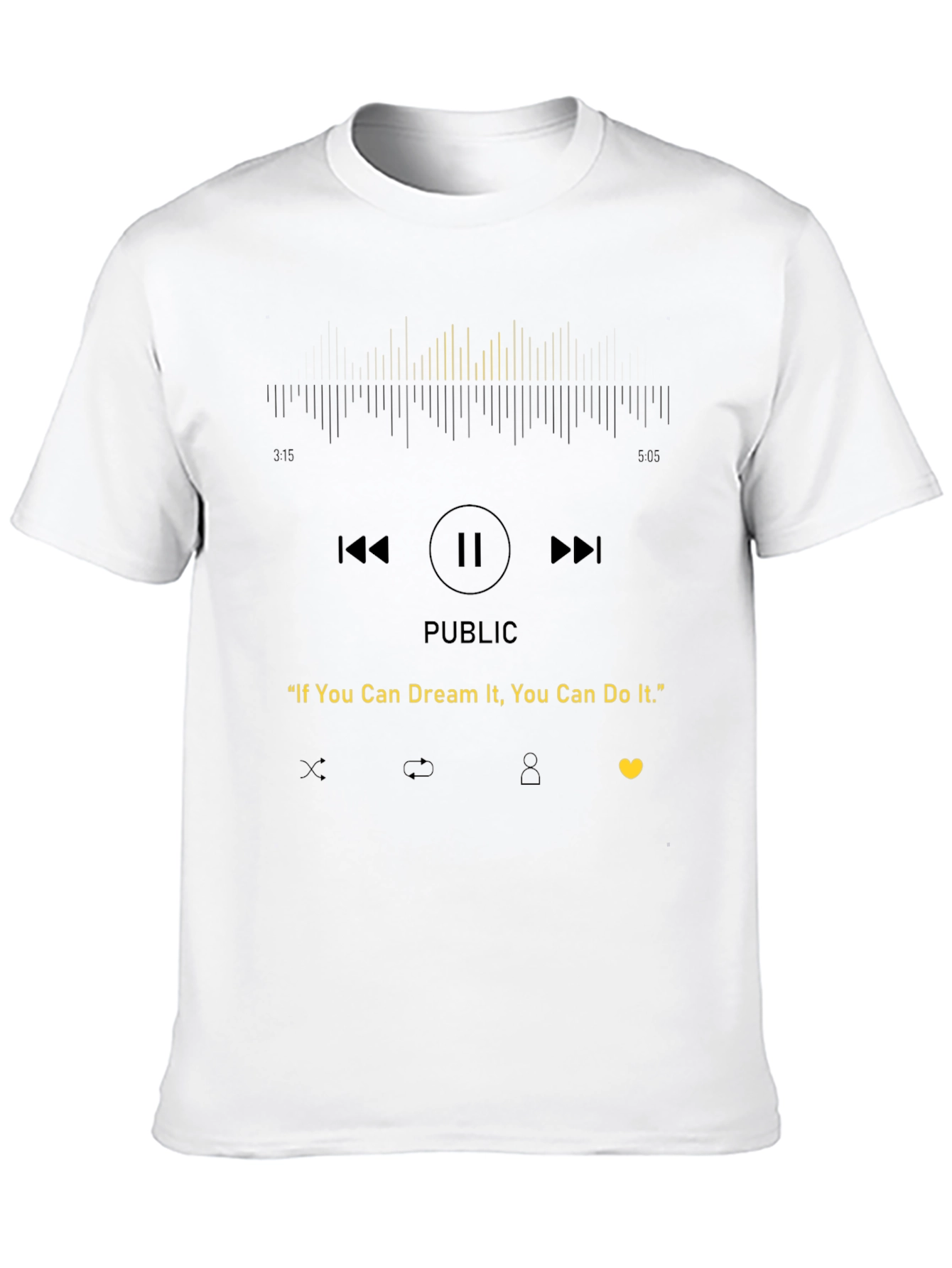 Motivational Public Album T-Shirt