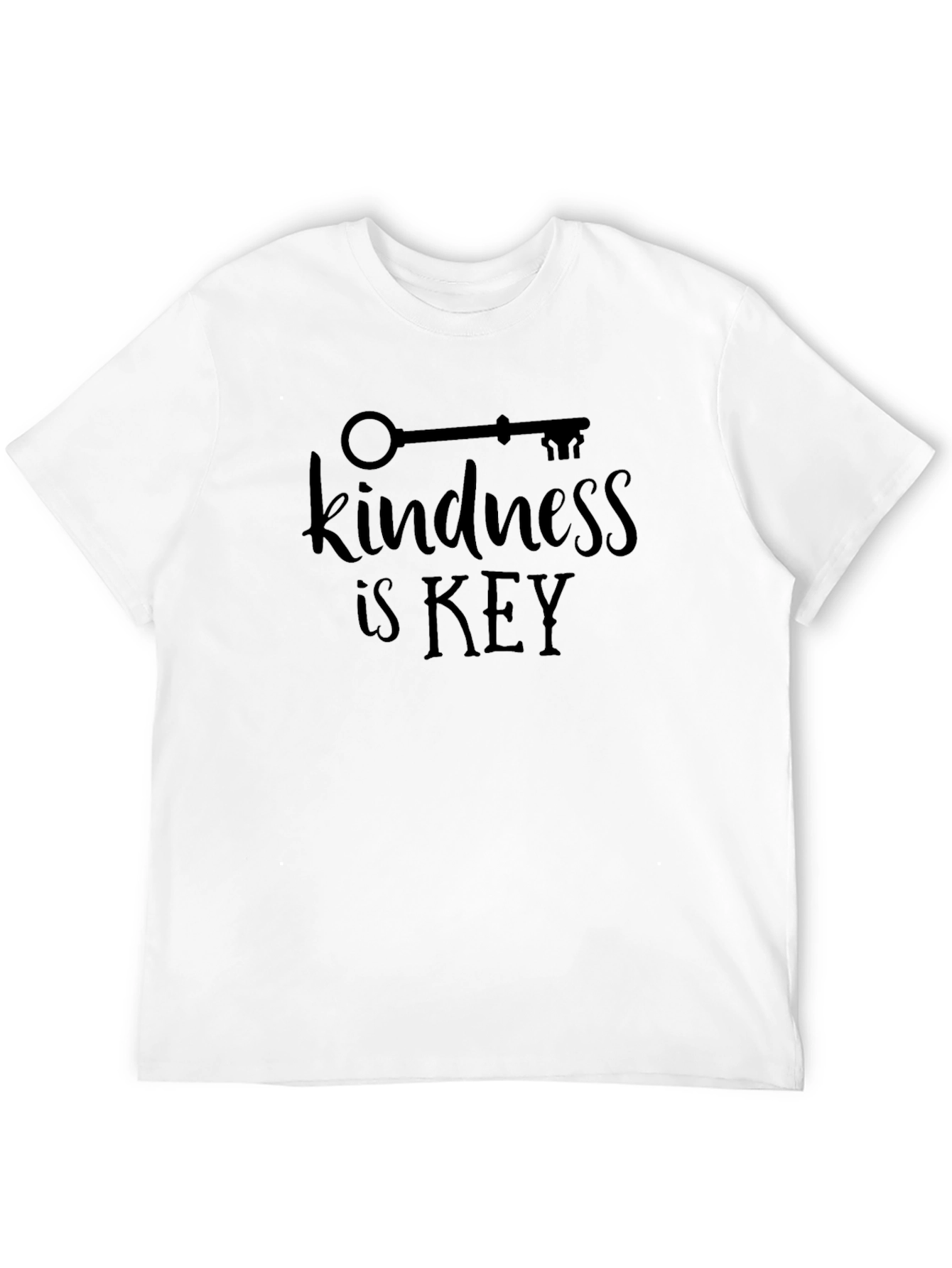 Kindness is Key Graphic Tee - Mens Black T-Shirt