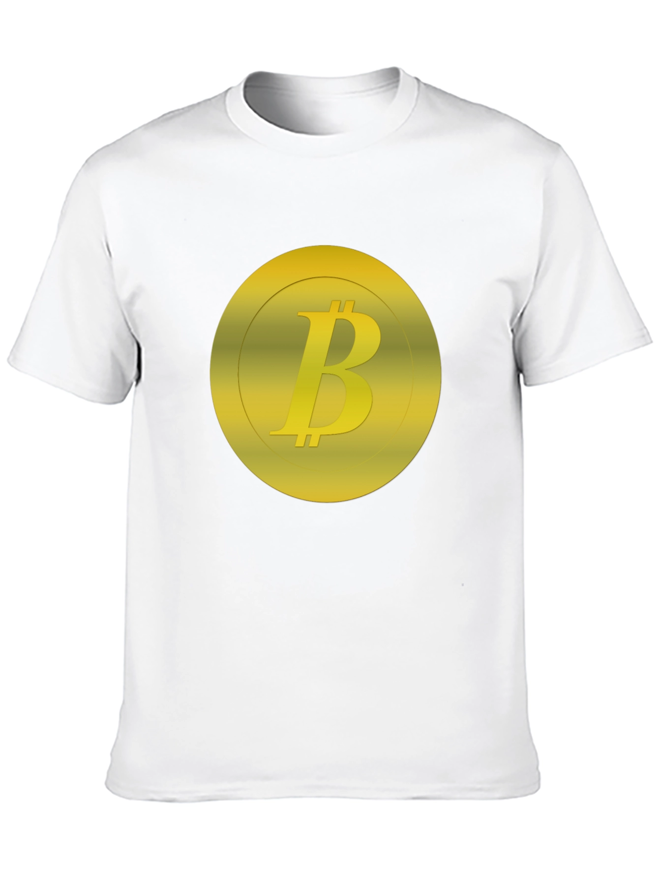 Bitcoin Logo Graphic Black T-Shirt
