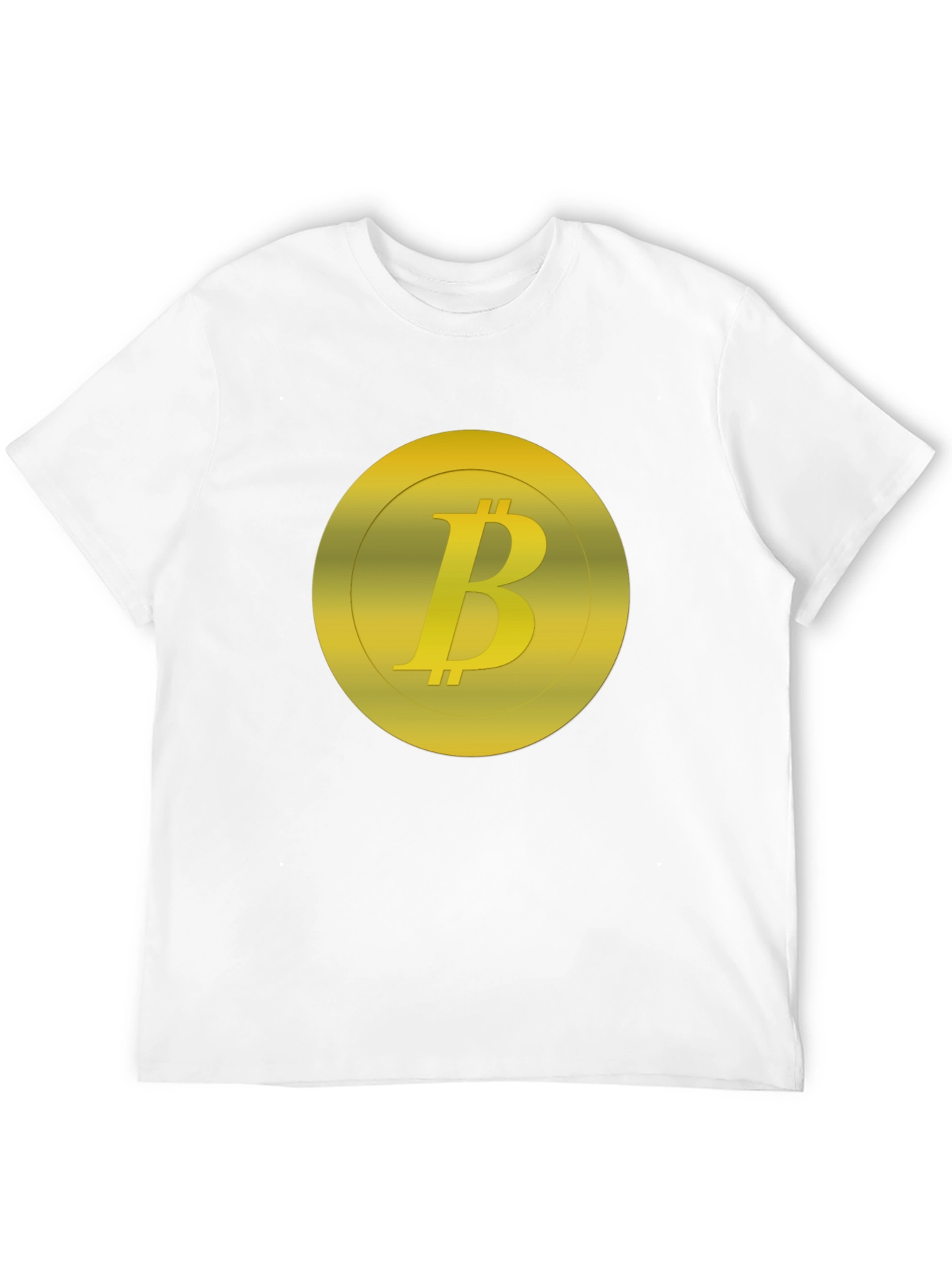 Bitcoin Logo Graphic Black T-Shirt