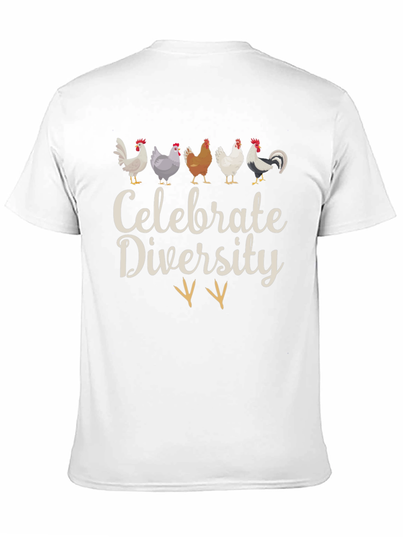 Celebrate Diversity Chicken T-Shirt