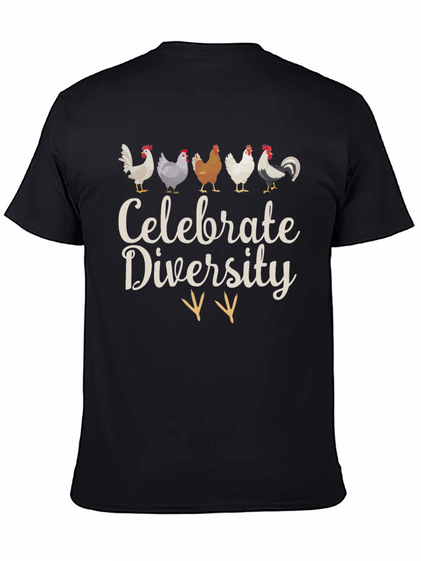 Celebrate Diversity Chicken T-Shirt