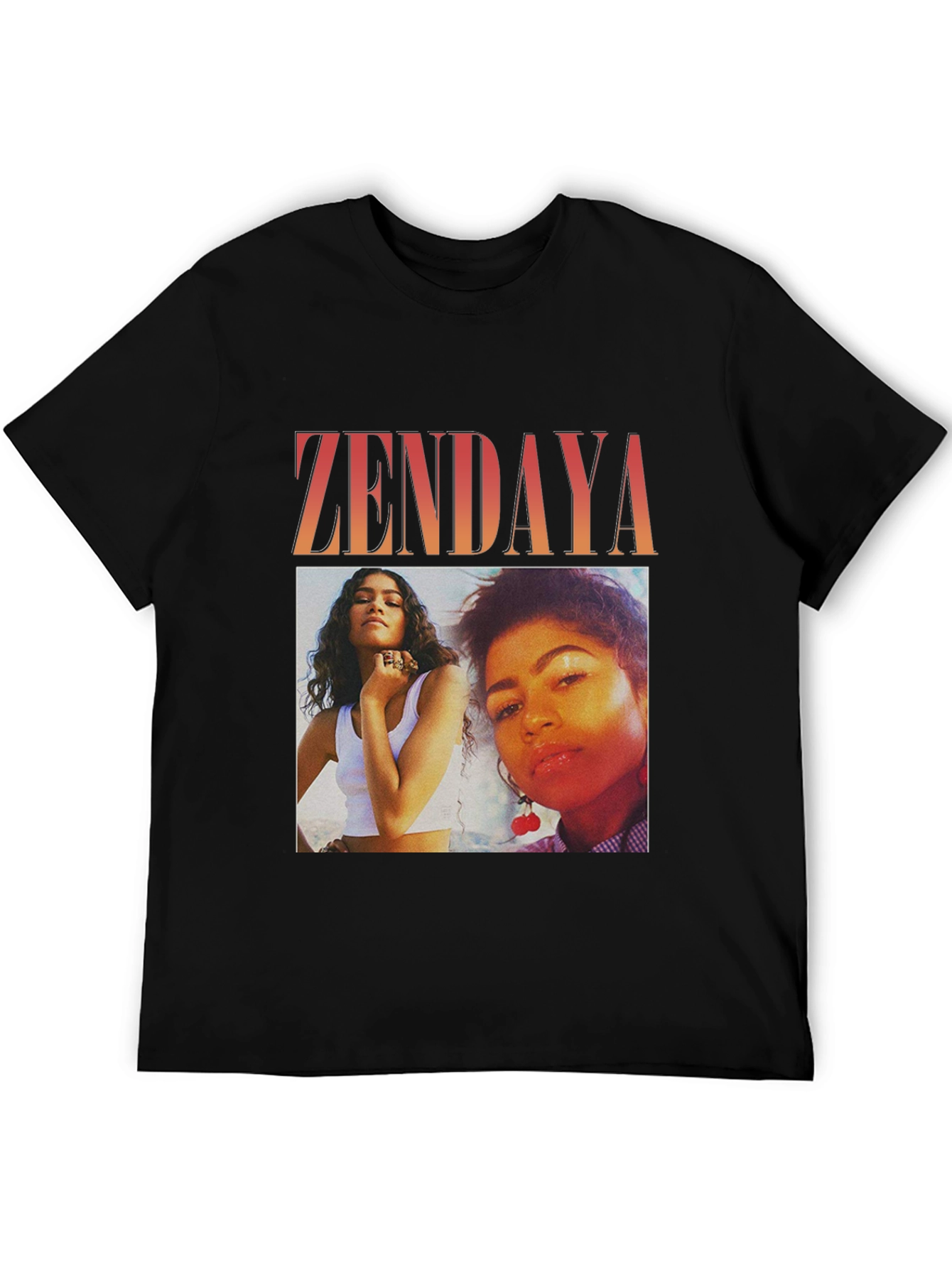 Zendaya Graphic Tee - Trendy Photo Print T-Shirt
