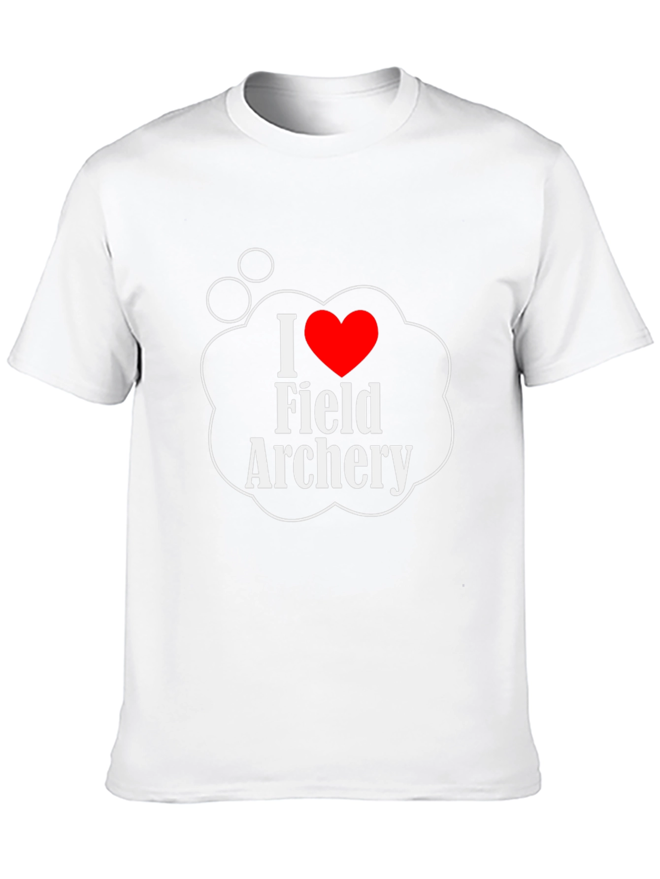 I Love Field Archery Black T-Shirt