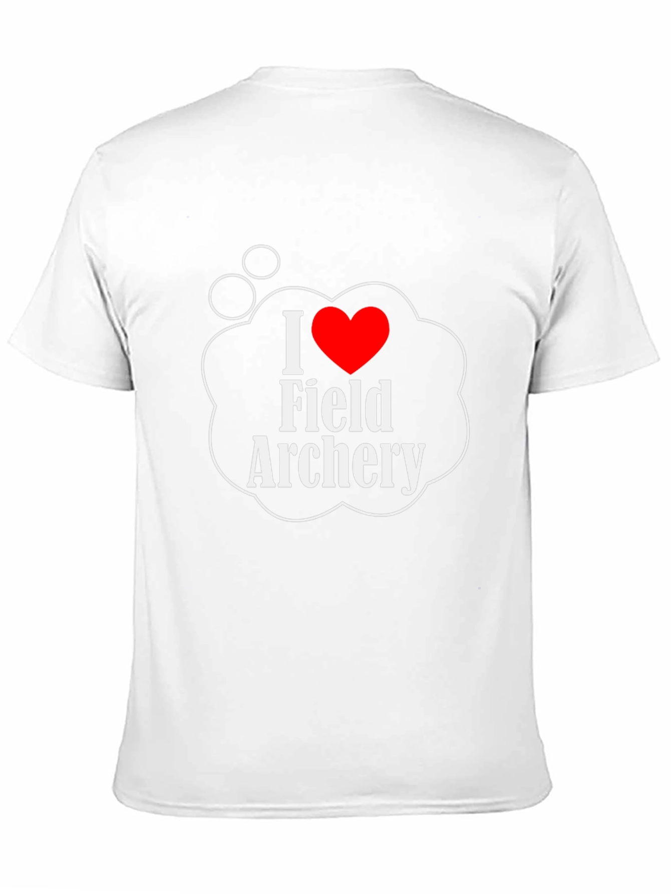 I Love Field Archery Black T-Shirt