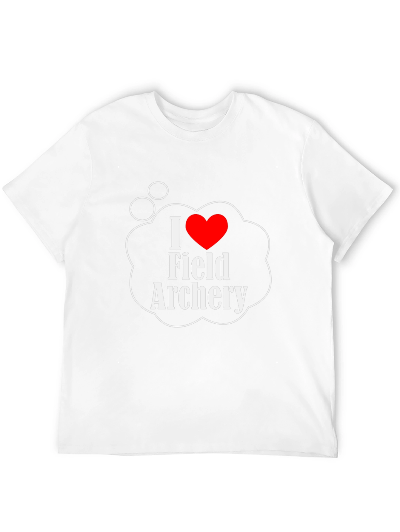 I Love Field Archery Black T-Shirt