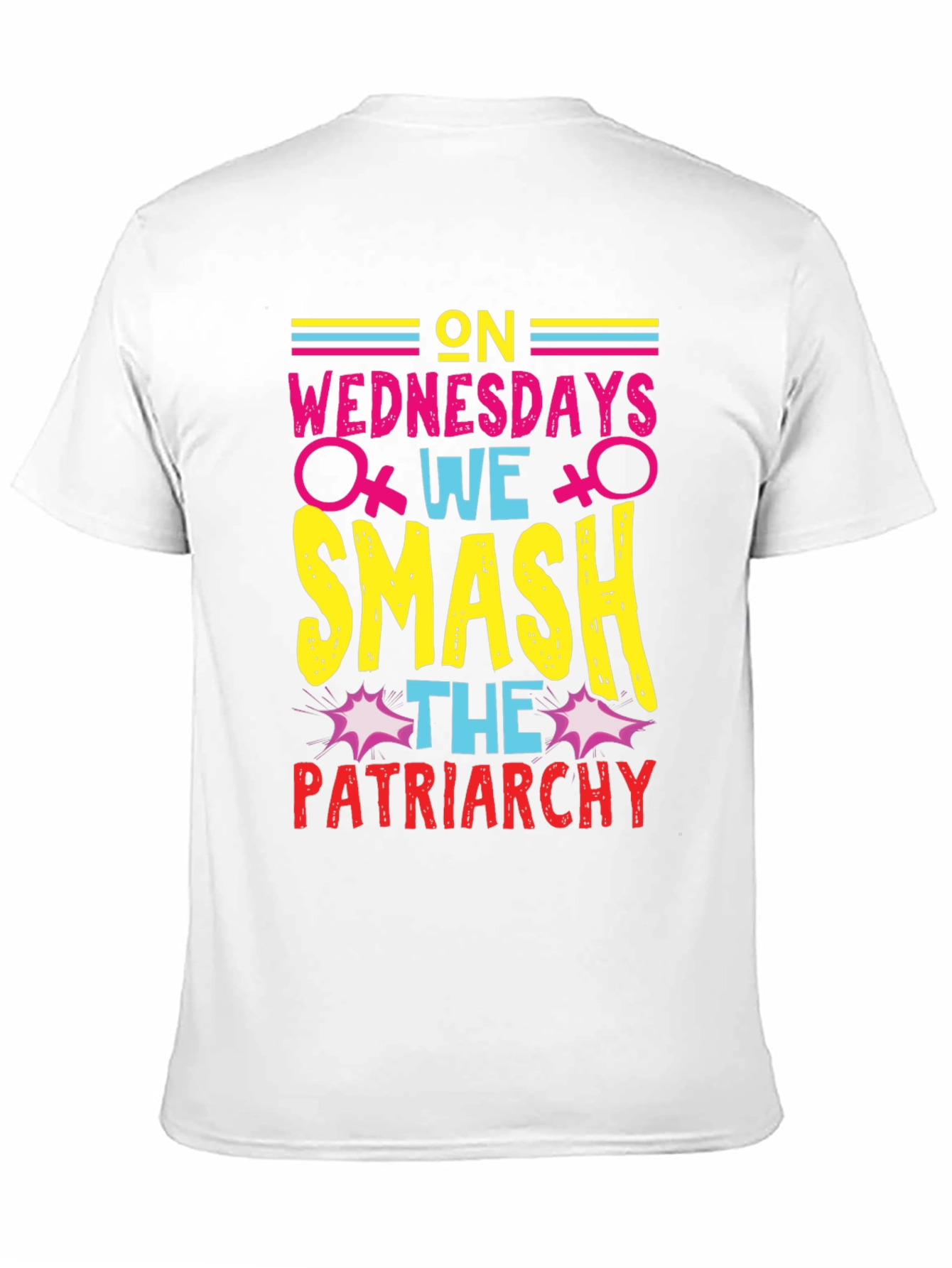 Smash the Patriarchy T-Shirt - Feminist Wednesday Tee