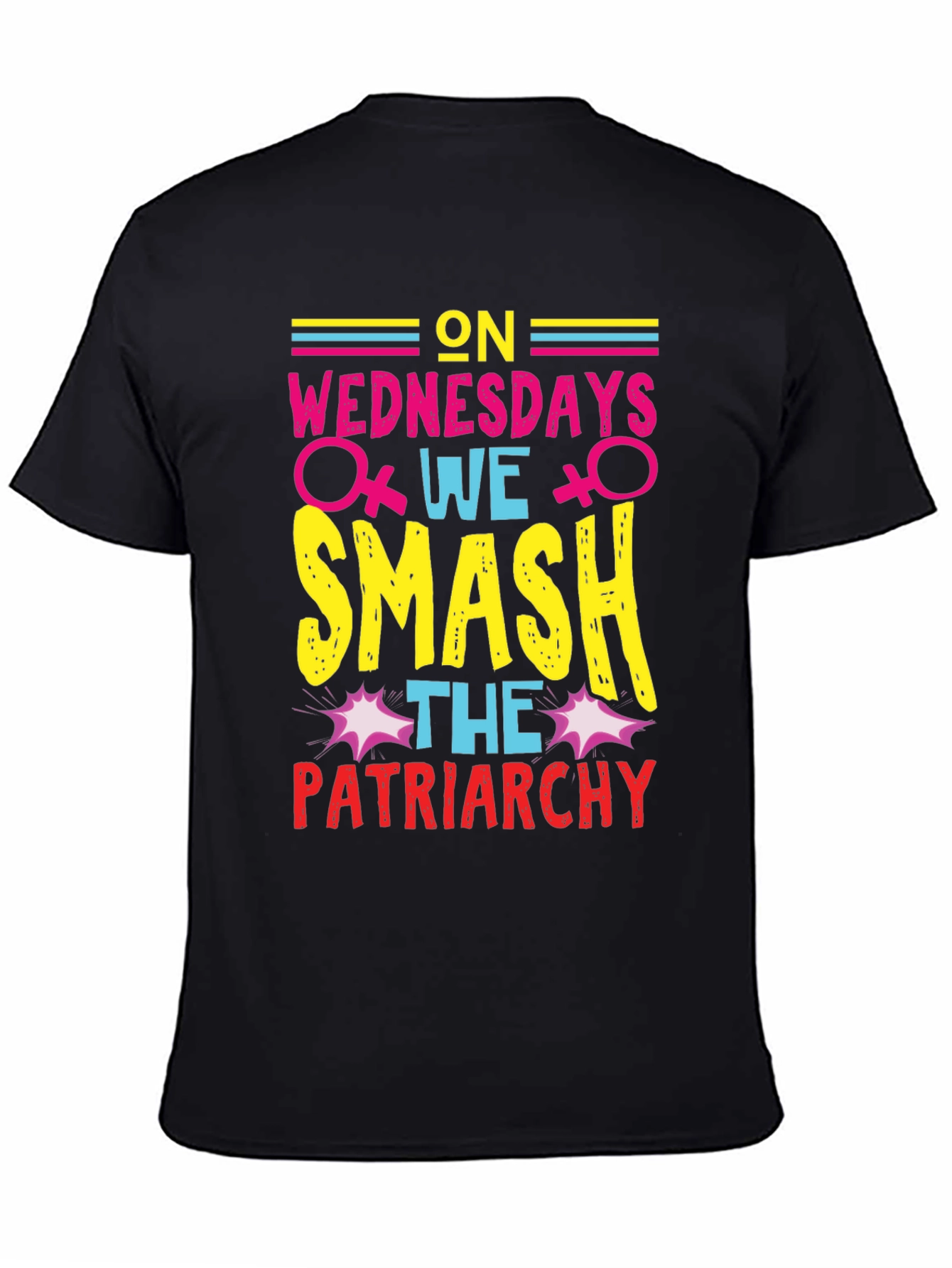 Smash the Patriarchy T-Shirt - Feminist Wednesday Tee