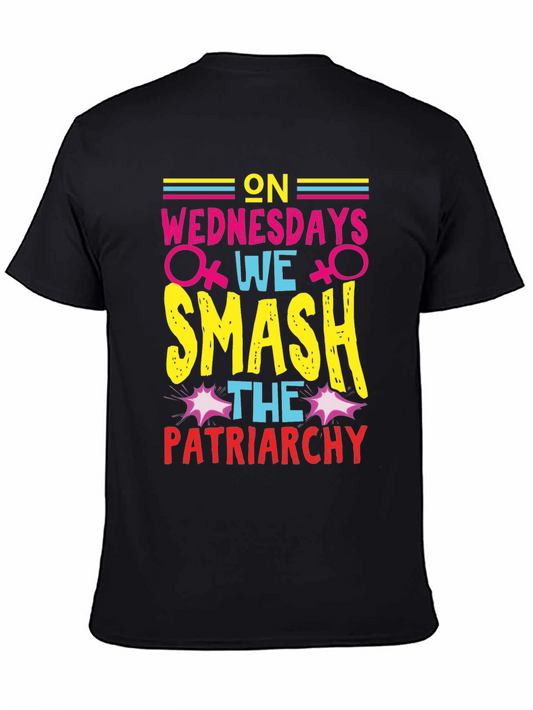 Smash the Patriarchy T-Shirt - Feminist Wednesday Tee
