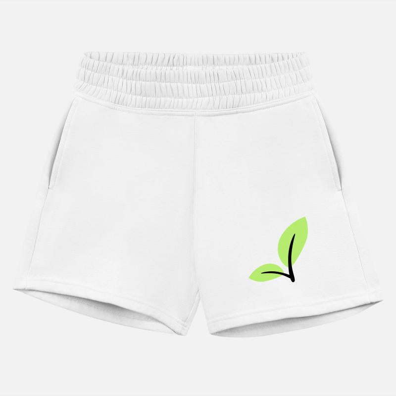 2 Green Beautiful Leaves Eco Spring Summer Nature