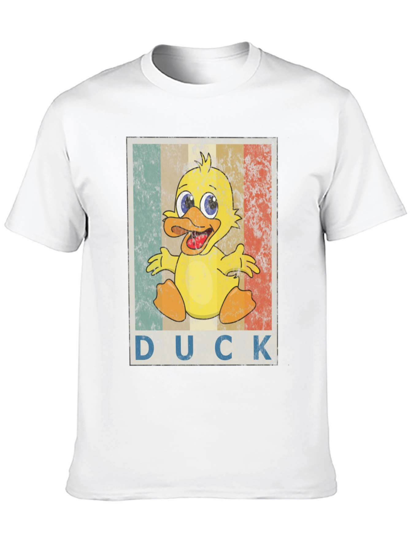 Duck Graphic T-Shirt - Unisex Black Cotton Tee