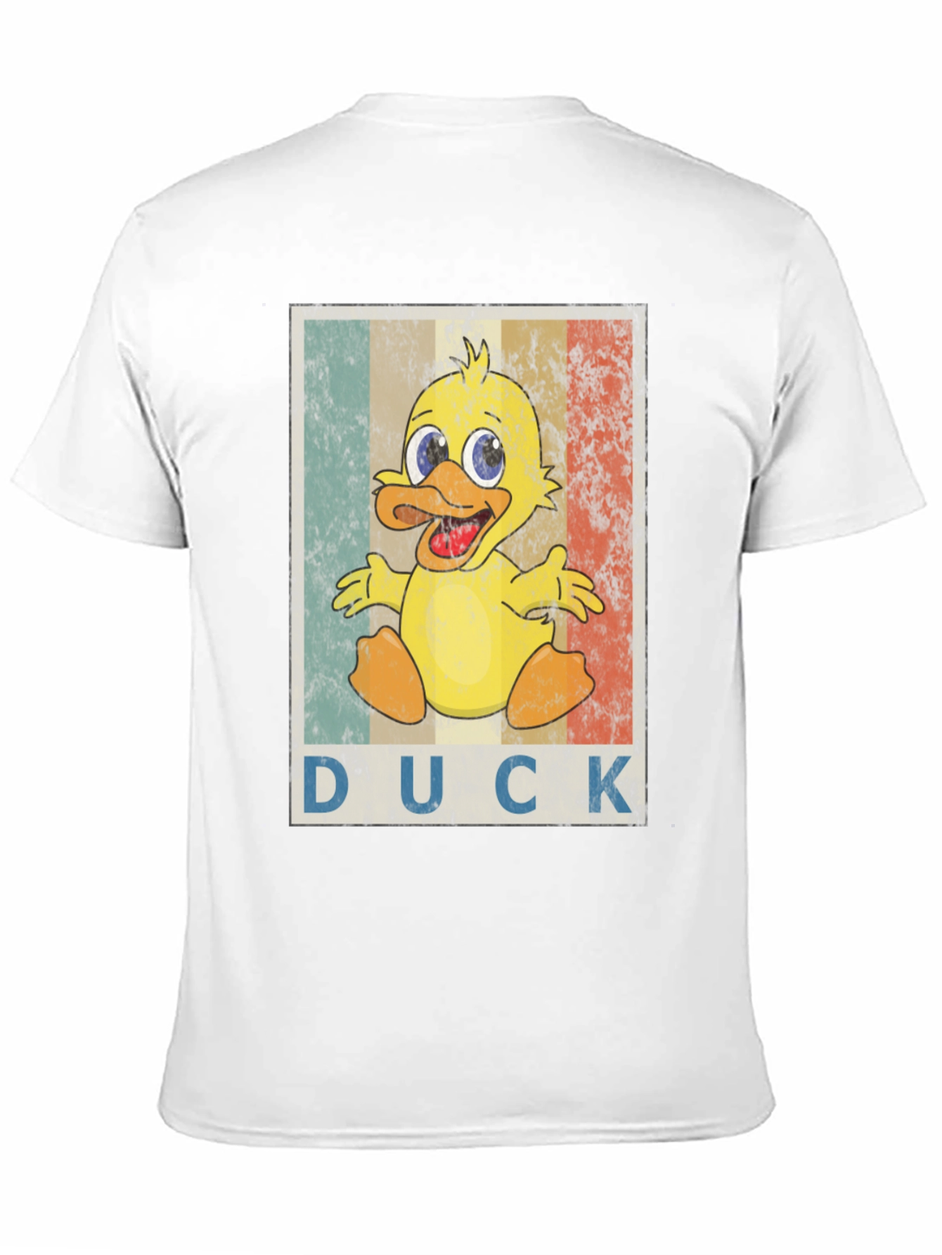 Duck Graphic T-Shirt - Unisex Black Cotton Tee