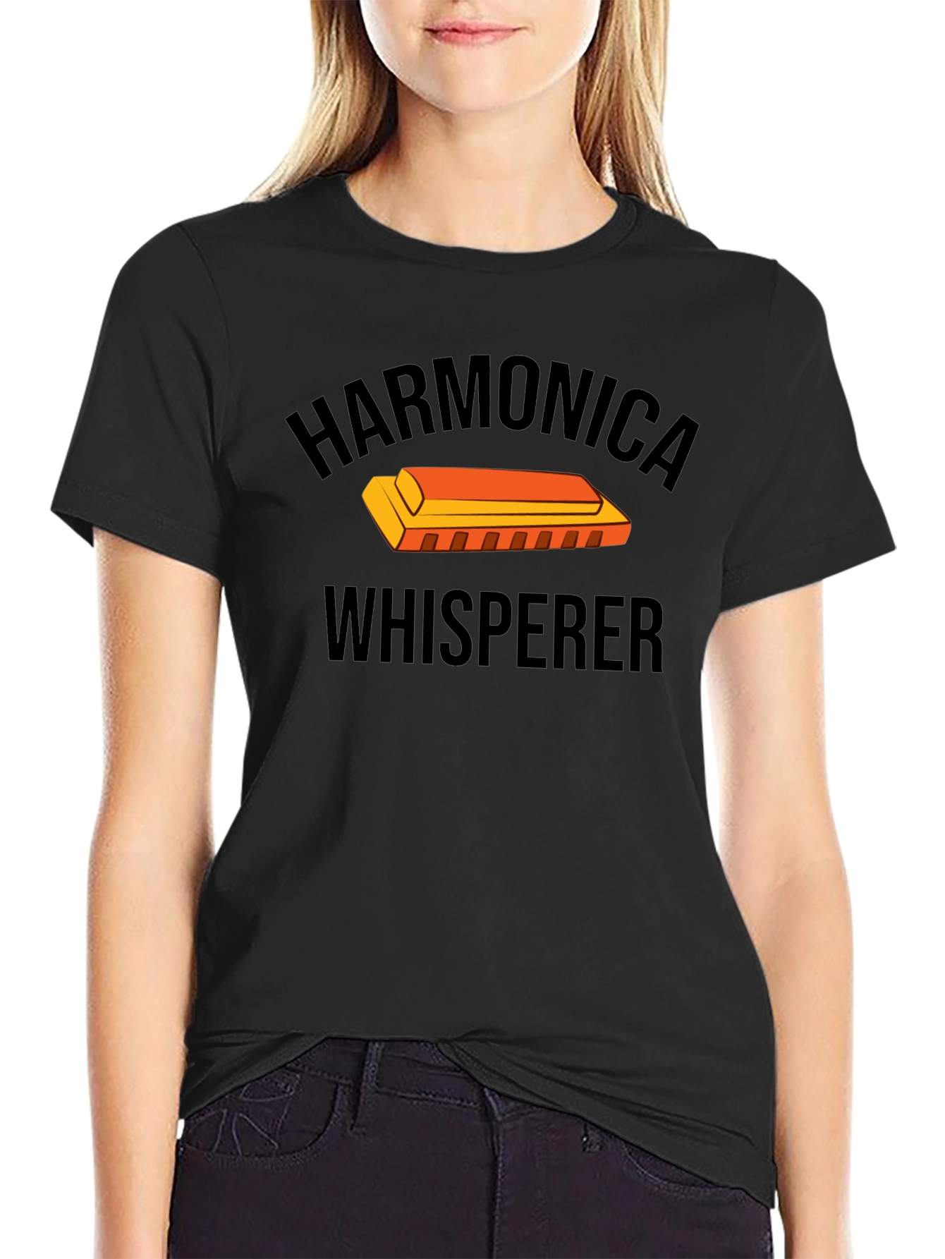 Harmonica Whisperer Graphic T-Shirt