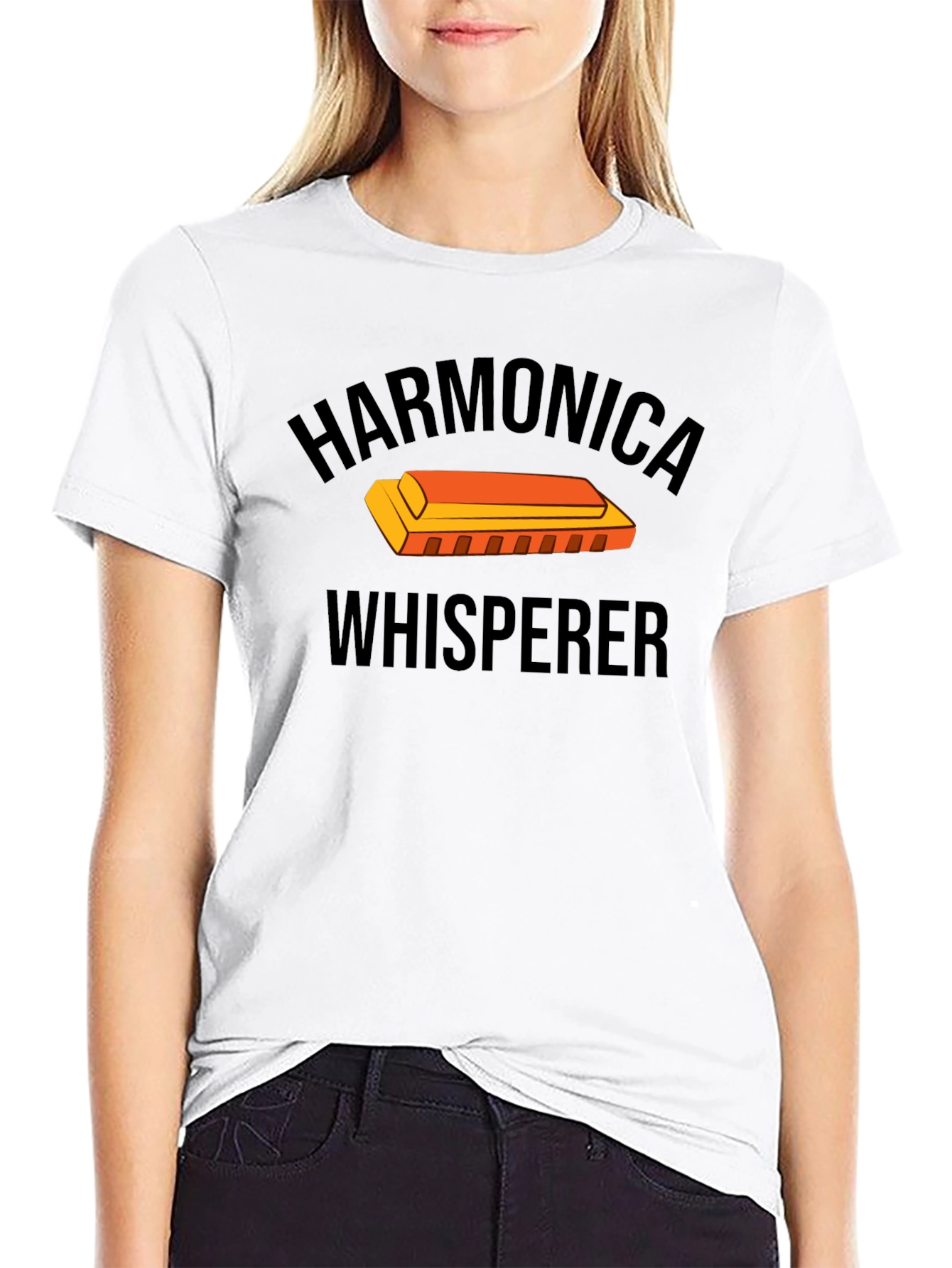 Harmonica Whisperer Graphic T-Shirt