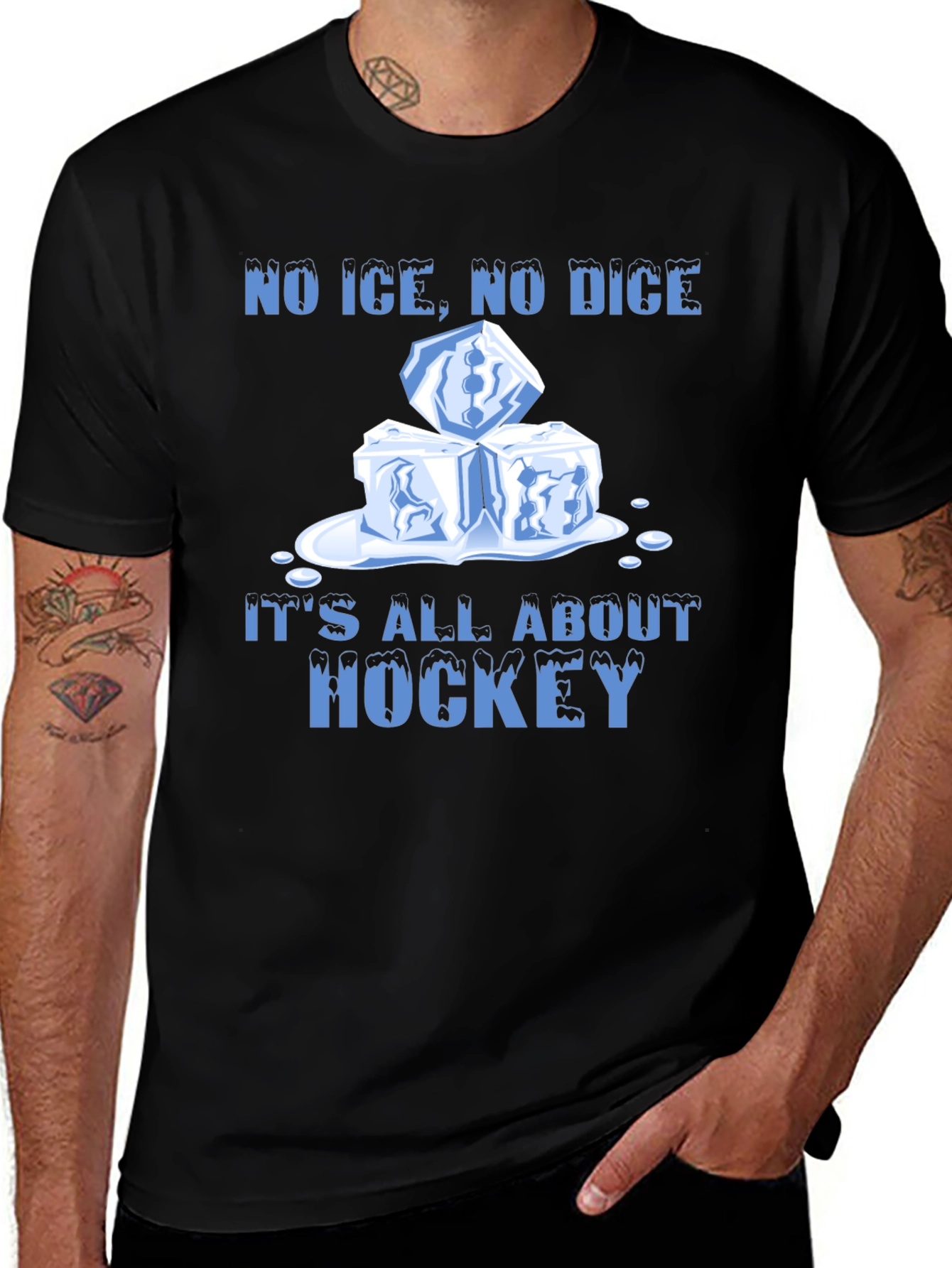 No Ice No Dice Hockey T-Shirt