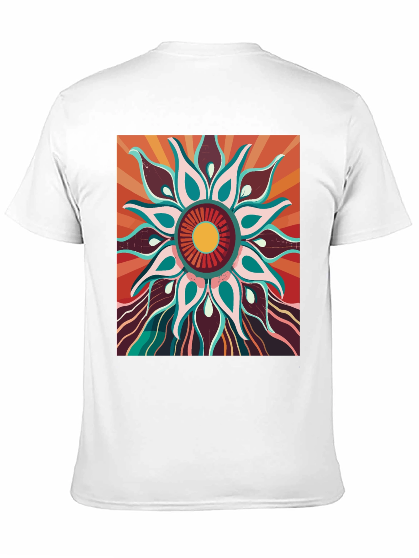Retro Floral Graphic Tee - Unisex