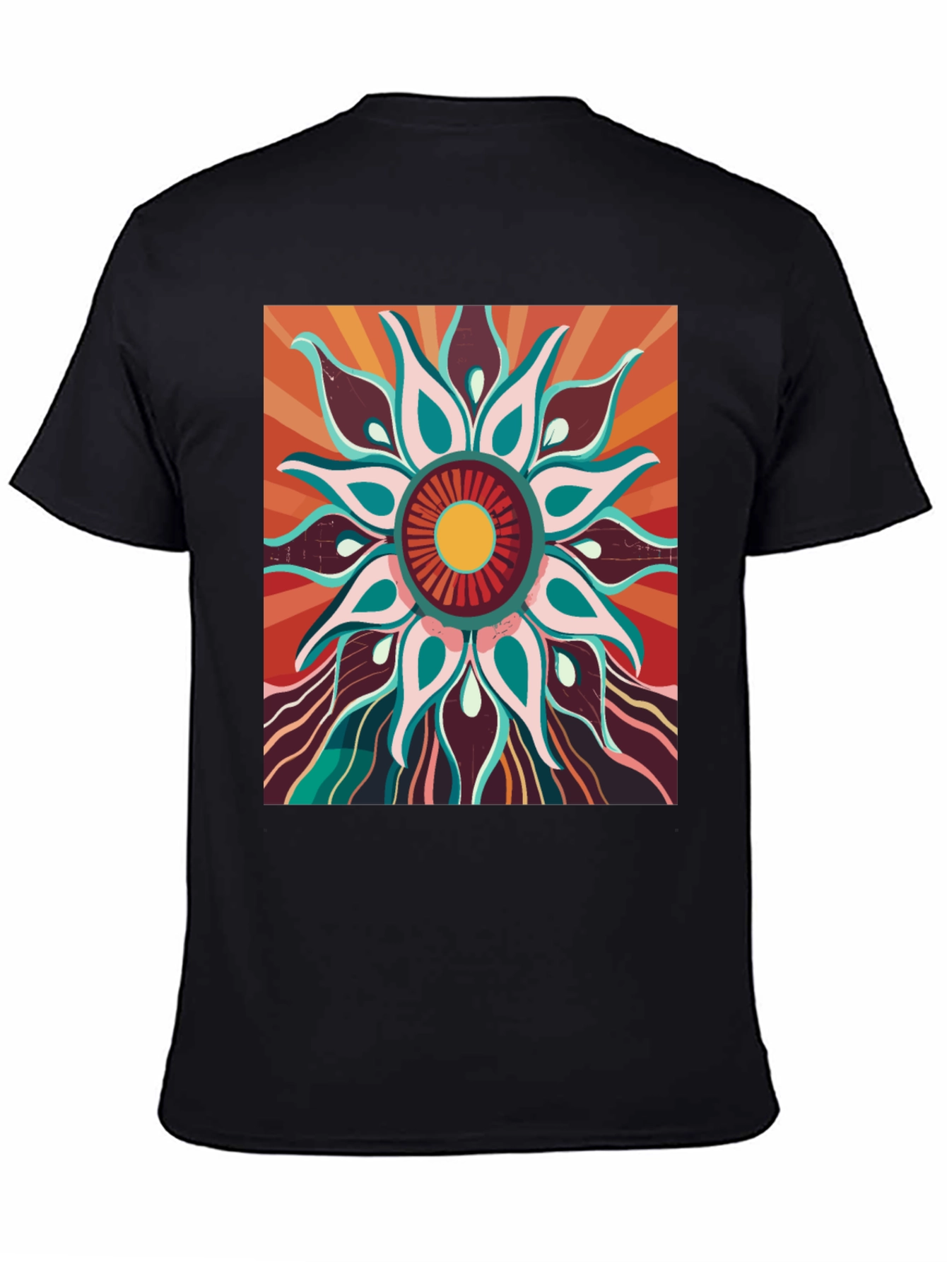 Retro Floral Graphic Tee - Unisex
