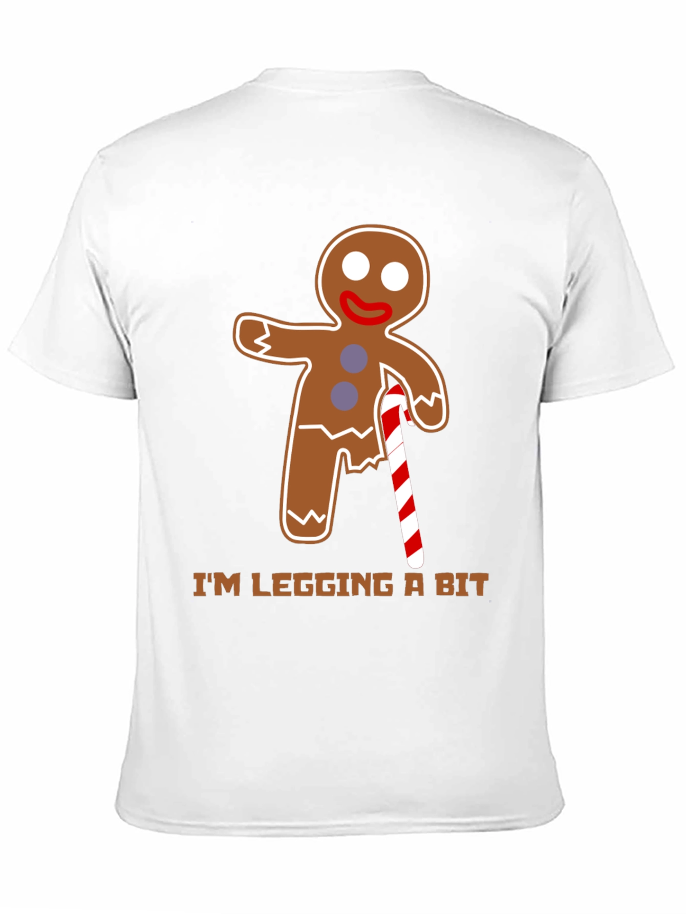 Gingerbread Man T-Shirt - Im Legging A Bit