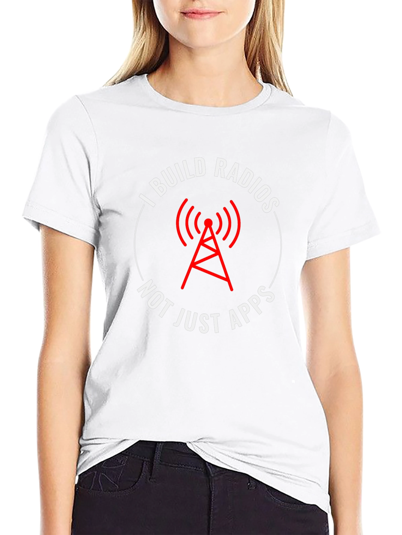 I Build Radios T-Shirt - Tech Enthusiast Apparel