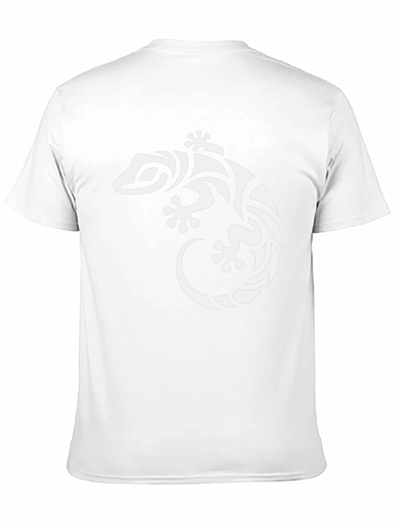 Tribal Gecko Graphic Tee - Cool Lizard Shirt