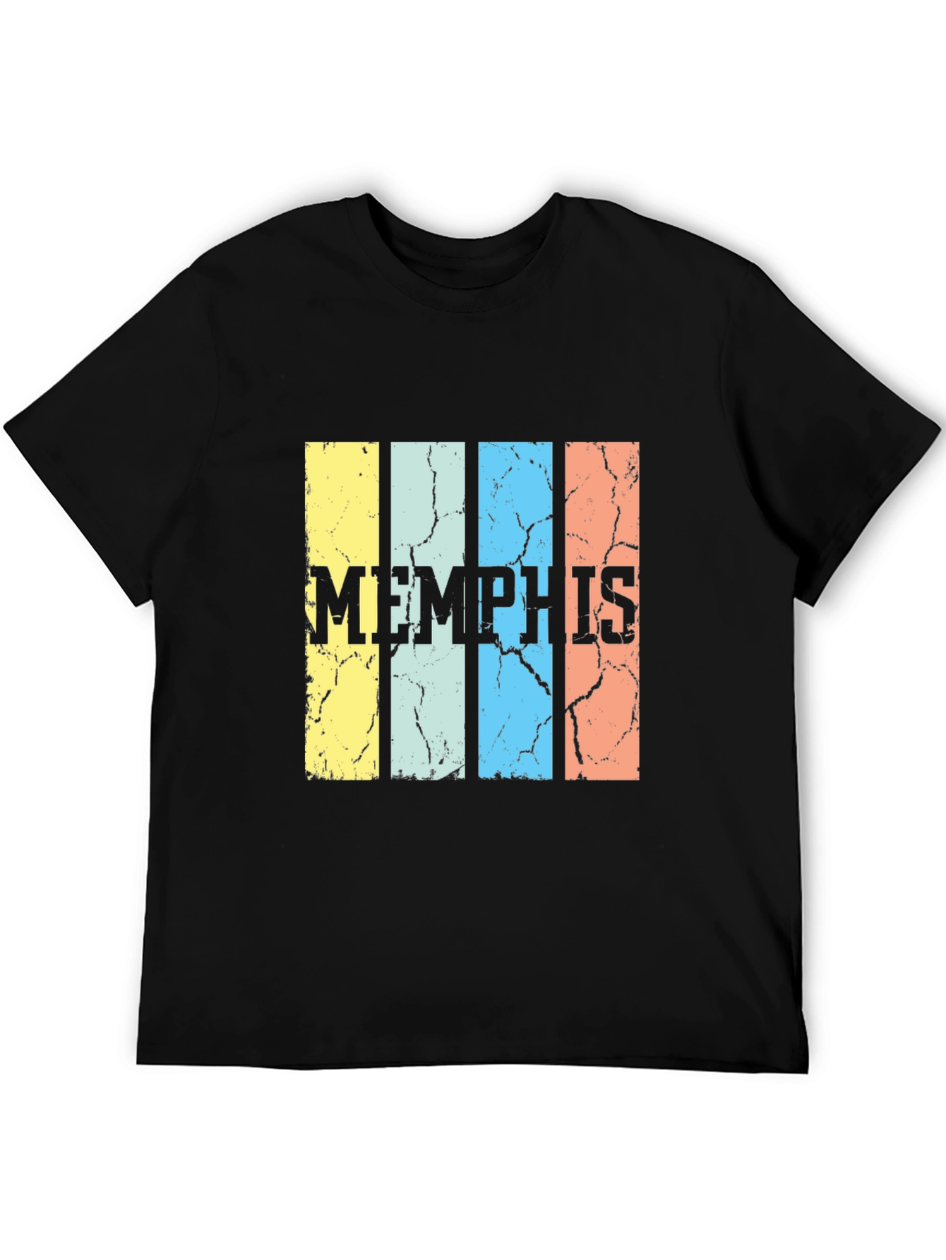 Memphis Retro Striped T-Shirt